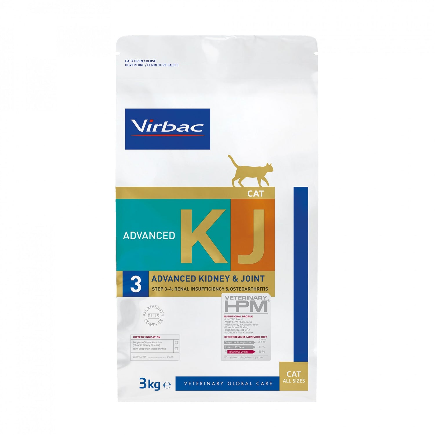 VIRBAC VETERINARY HPM Diététique Advanced Kidney Joint