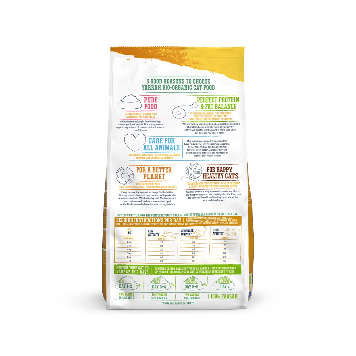 Yarrah croquettes bio pour chat adulte