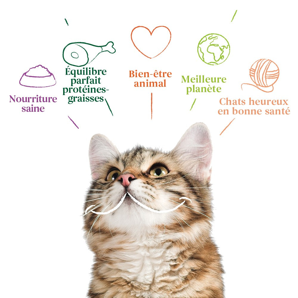 Yarrah croquettes bio sans céréales pour chat adulte