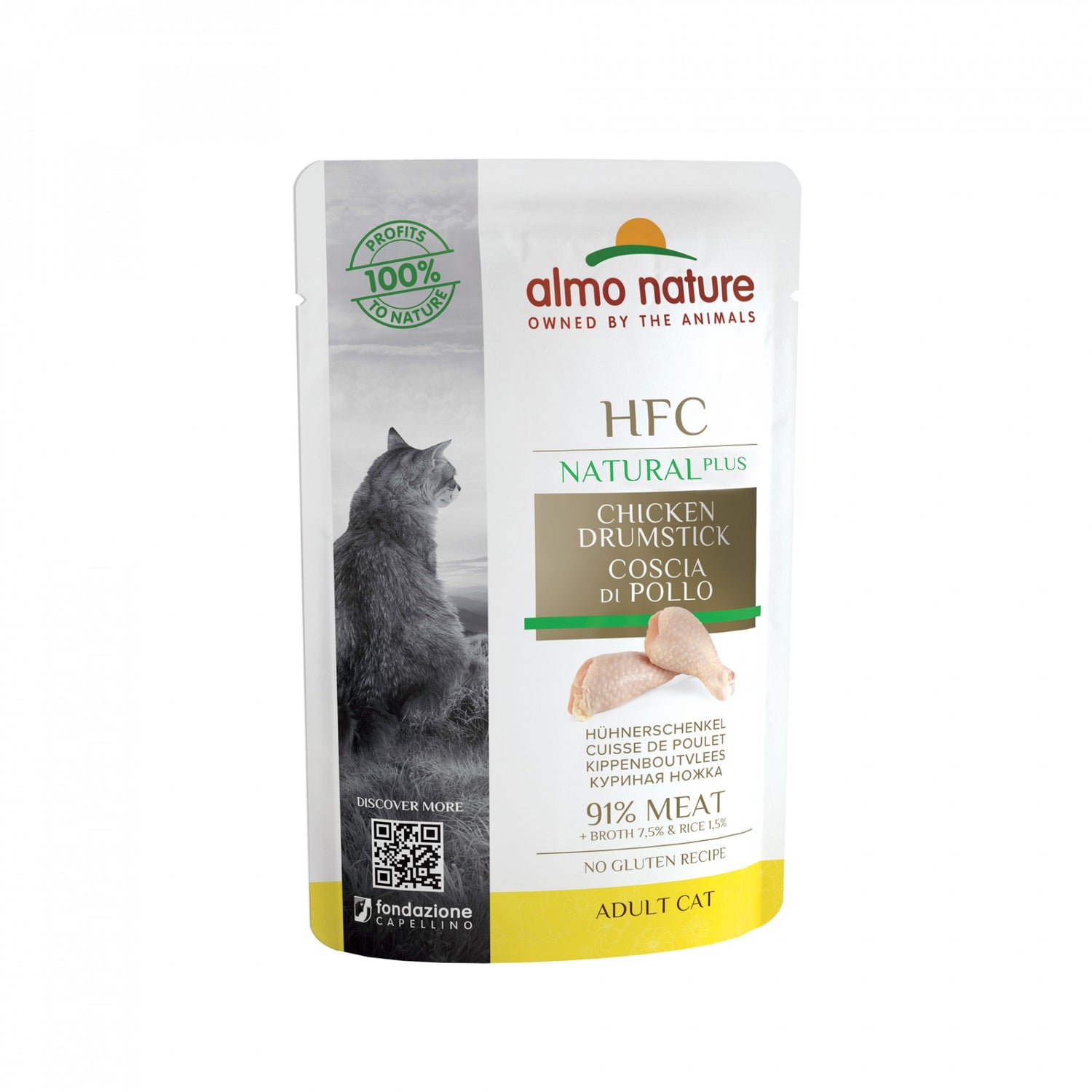 Almo Nature Pâtées Chat Adulte - HFC Natural + - 24 x 55 g