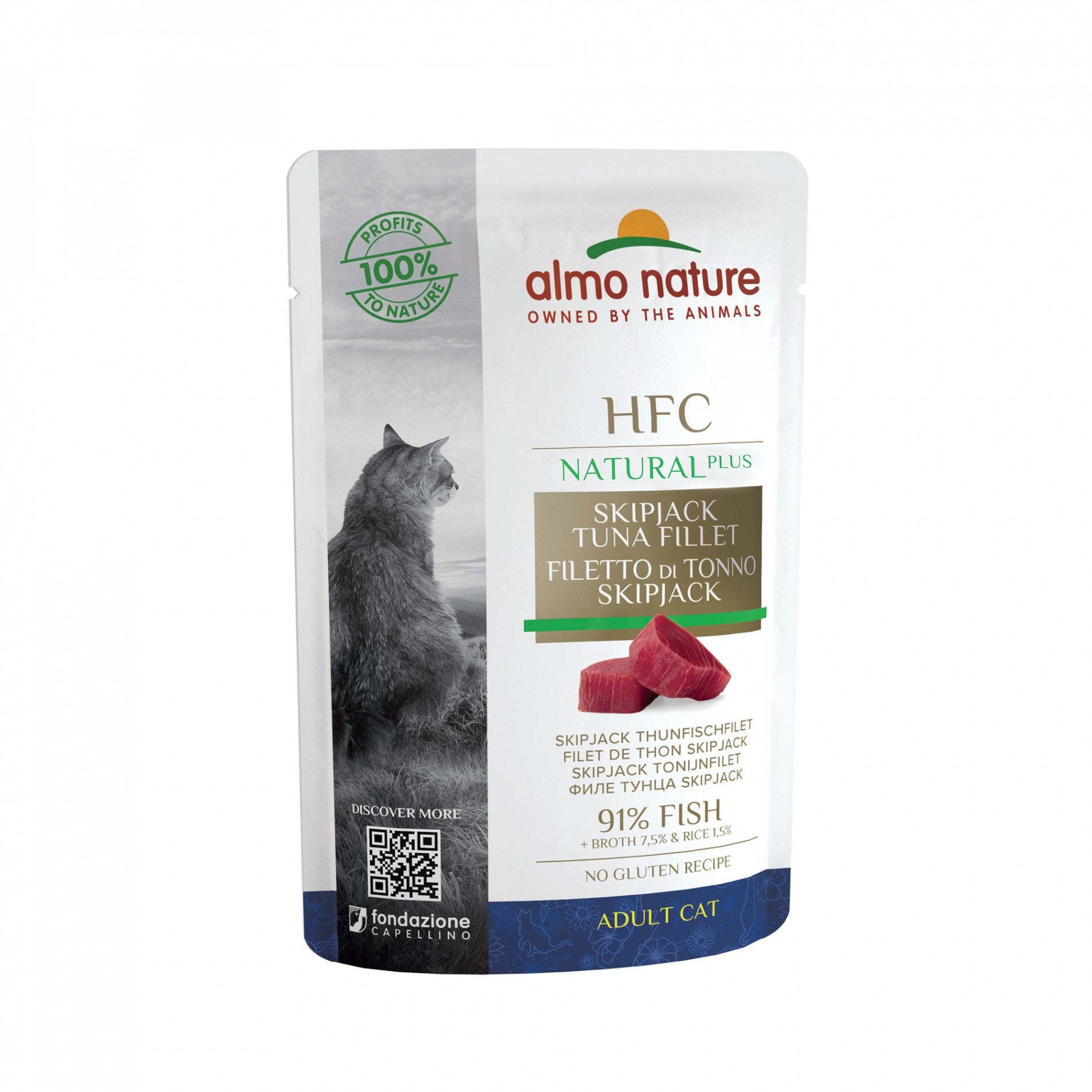 Almo Nature Pâtées Chat Adulte - HFC Natural + - 24 x 55 g