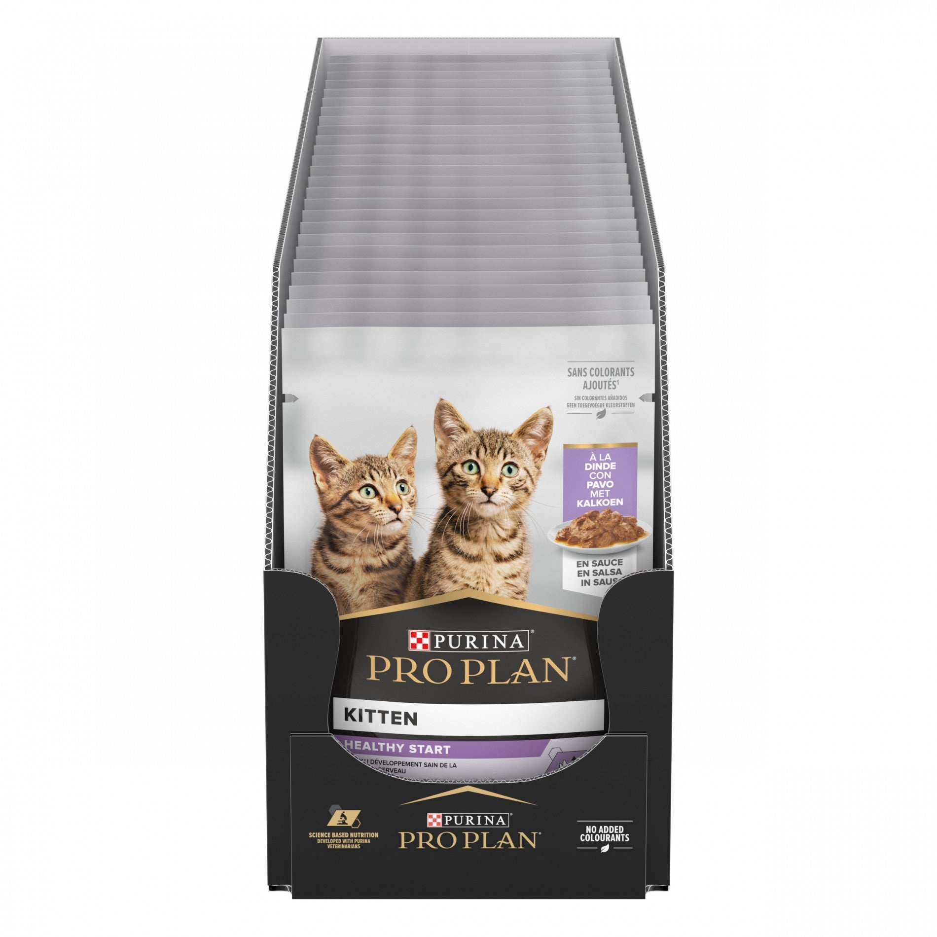PRO PLAN Healthy Start Kitten en sauce à la Dinde - Pâtée pour chaton