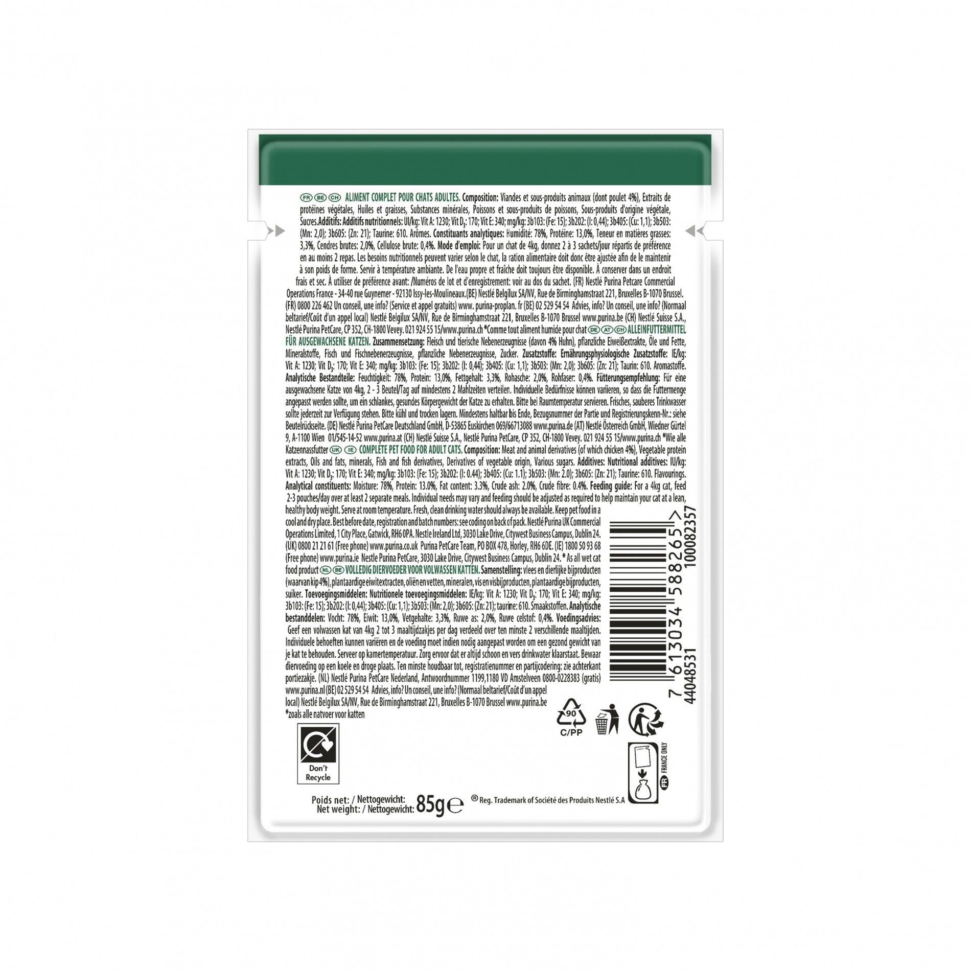 Proplan Nutrisavour Sterilised en sauce