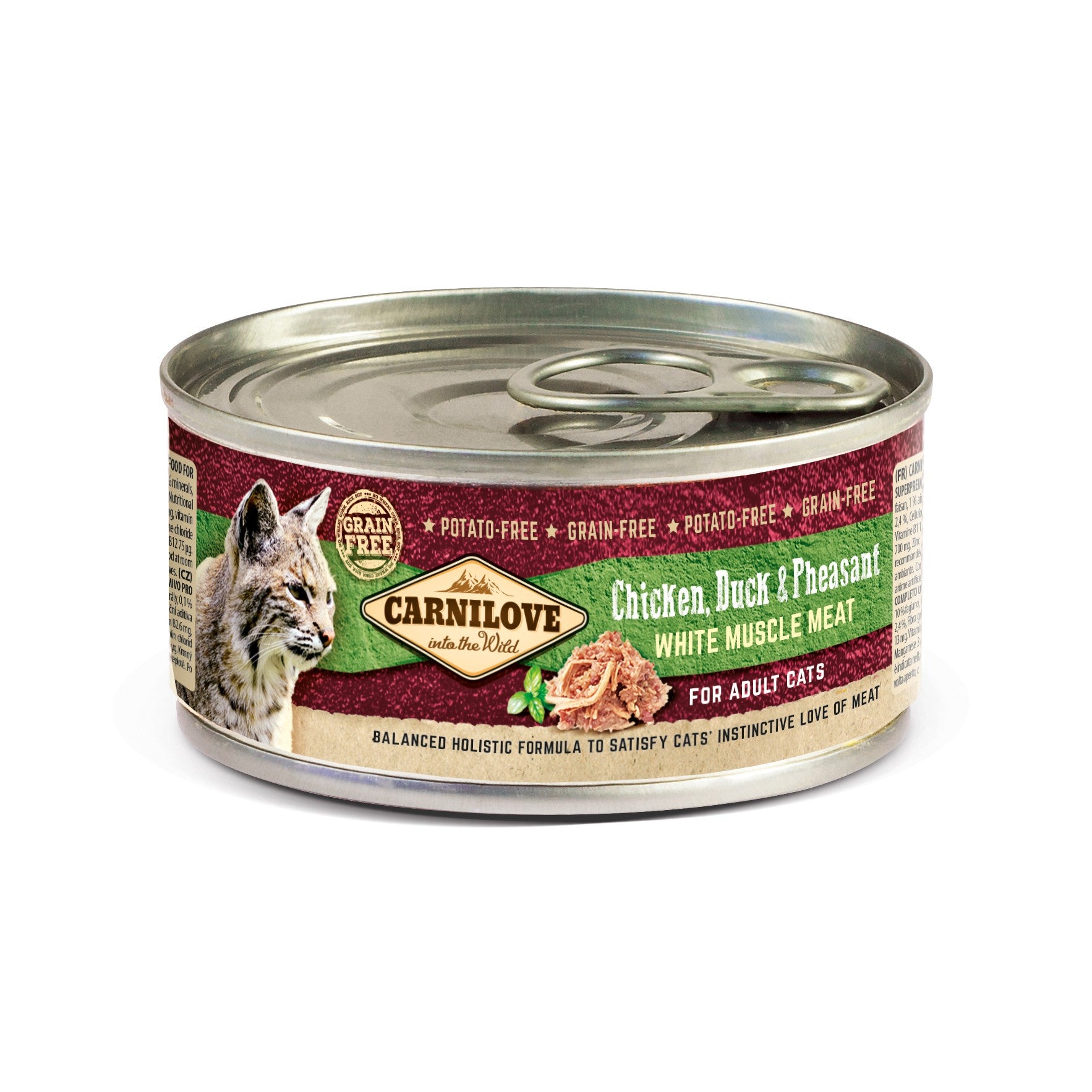 CARNILOVE Adult Poulet, Canard & Faisan en Boîte - Pâtée pour chat