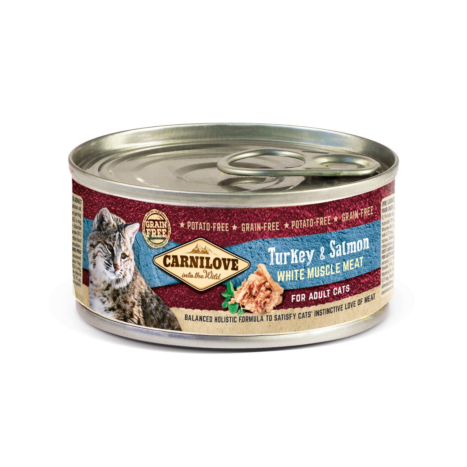 CARNILOVE Adult Dinde & Saumon en Boîte - Pâtée pour chat