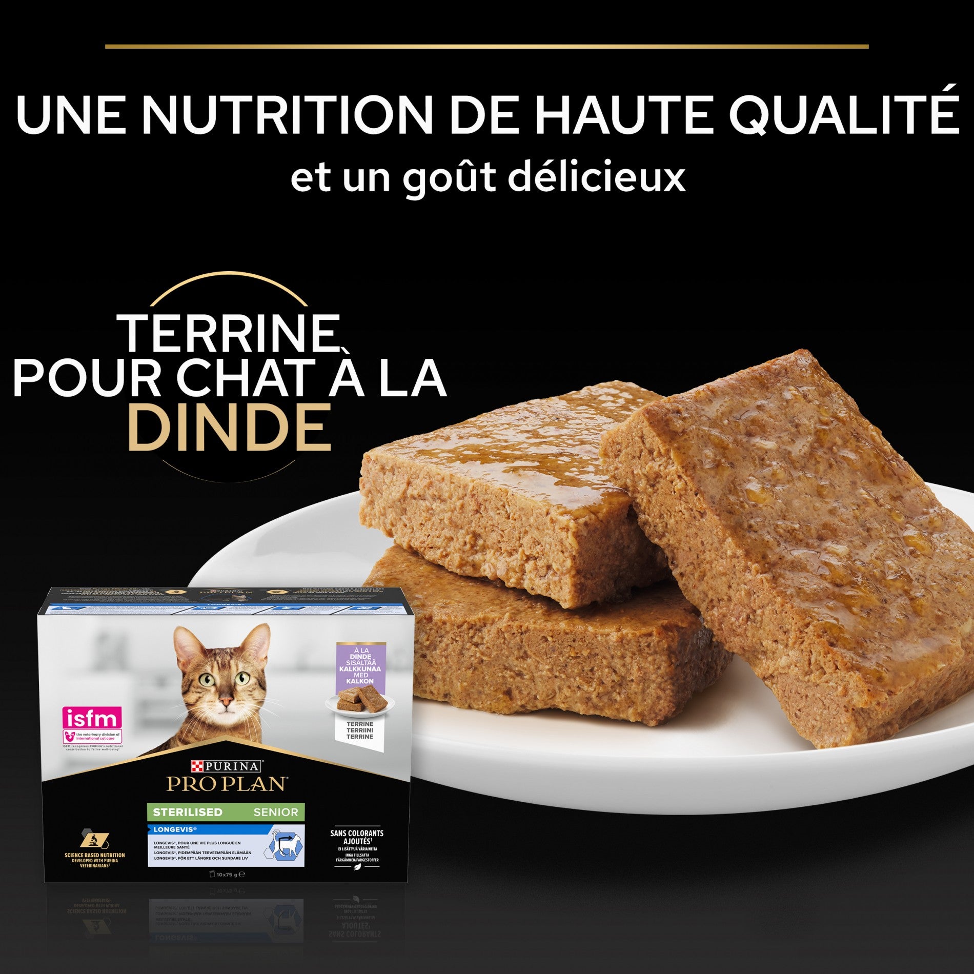 Proplan Nutrisavour Sterilised 7+ Longevis en mousse