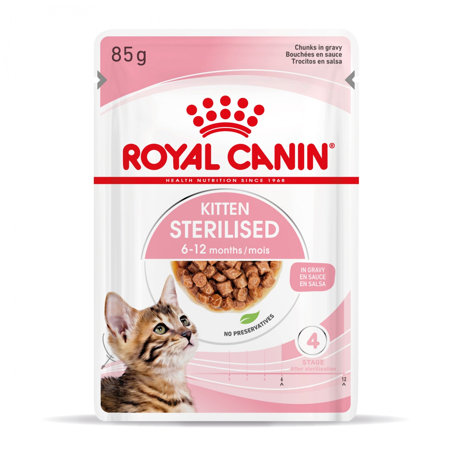 Royal Canin Kitten Sterilised - Gêlée et sauce pour chat