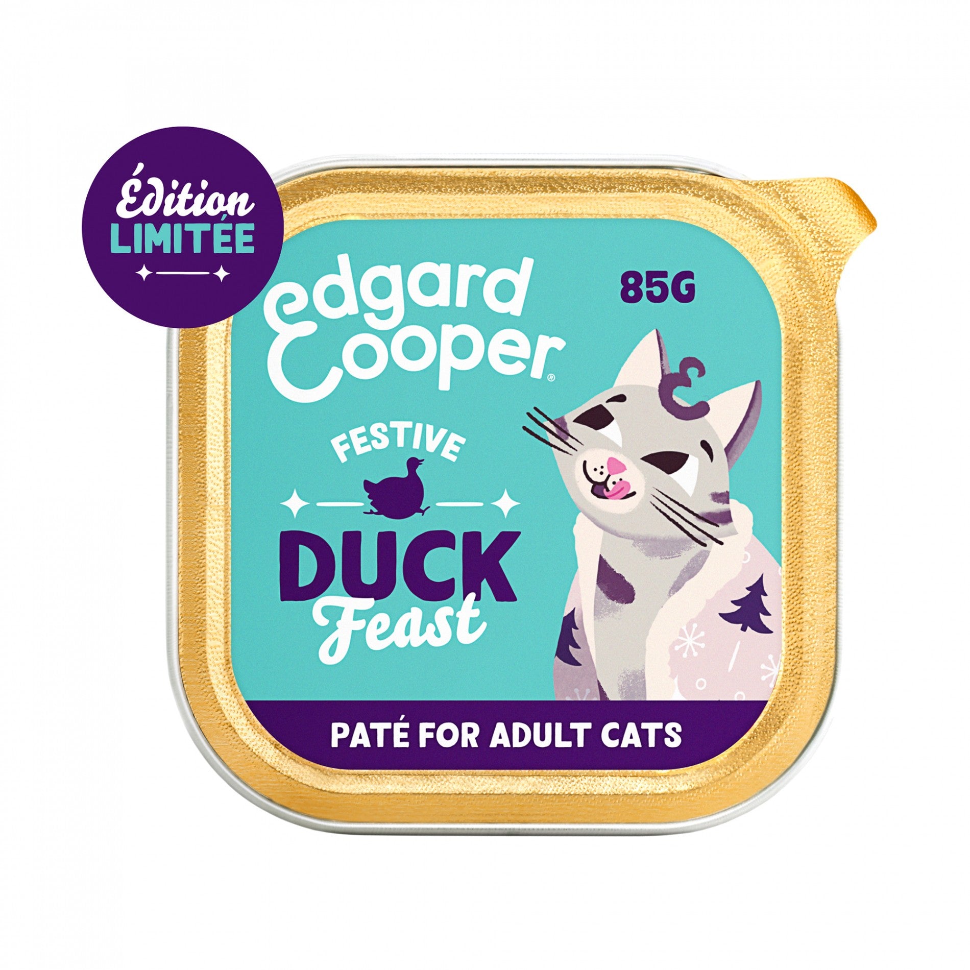 Edgard & Cooper Pâtée Moelleuse Édition Festive – Pâtée pour chat adulte