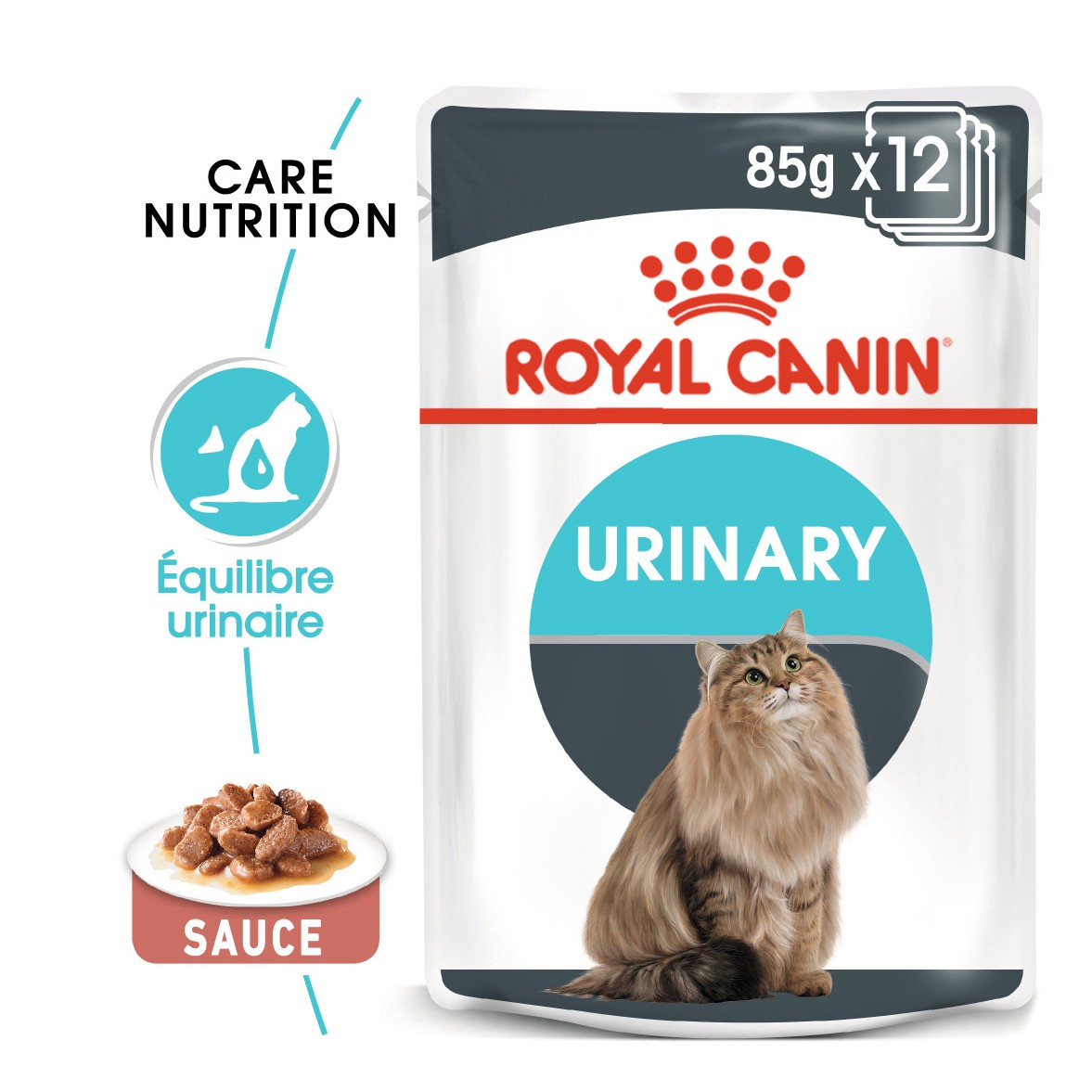 ROYAL CANIN Urinary Care en sauce - Pâtée pour chat