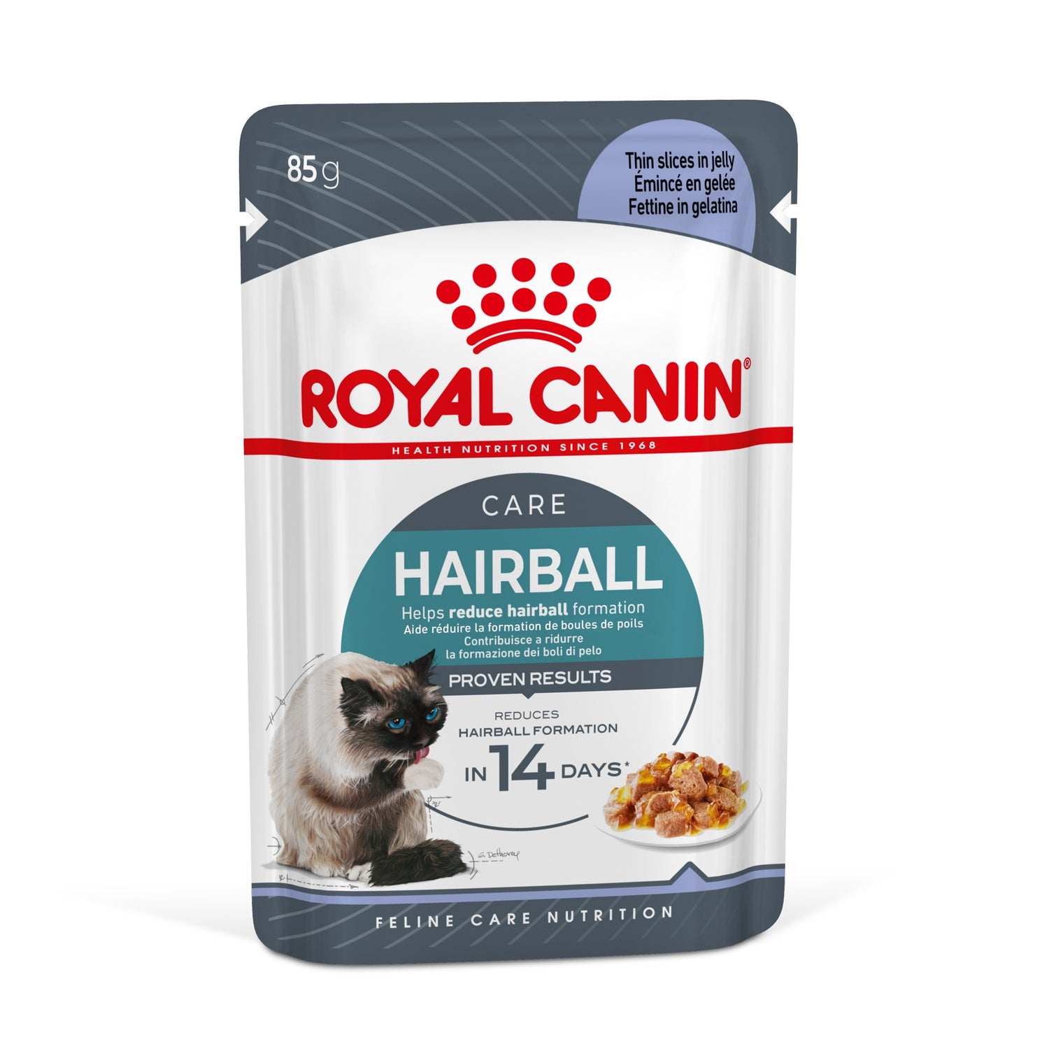 ROYAL CANIN Hairball Care en Gelée – Pâtée pour chat