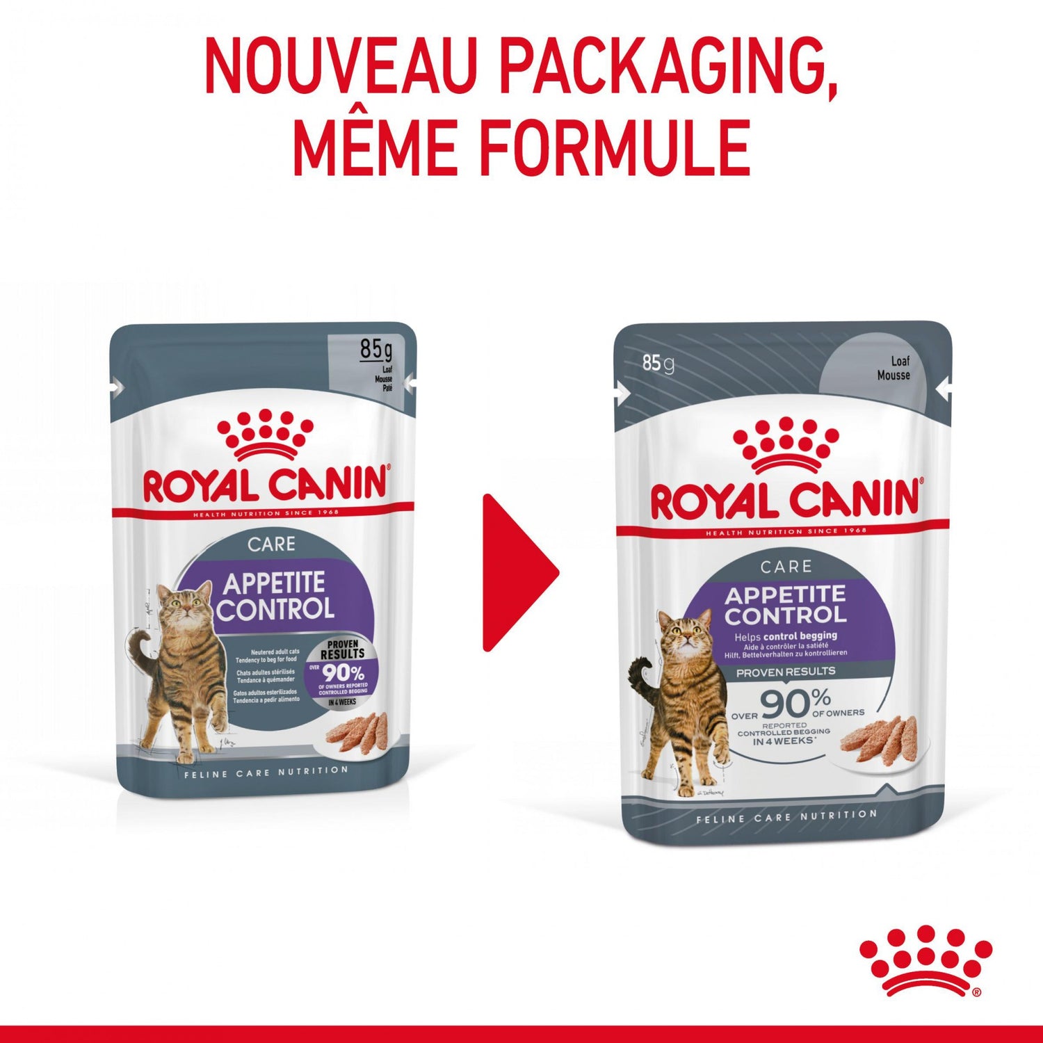 ROYAL CANIN Appetite Control Care en Mousse – Pâtée pour chat