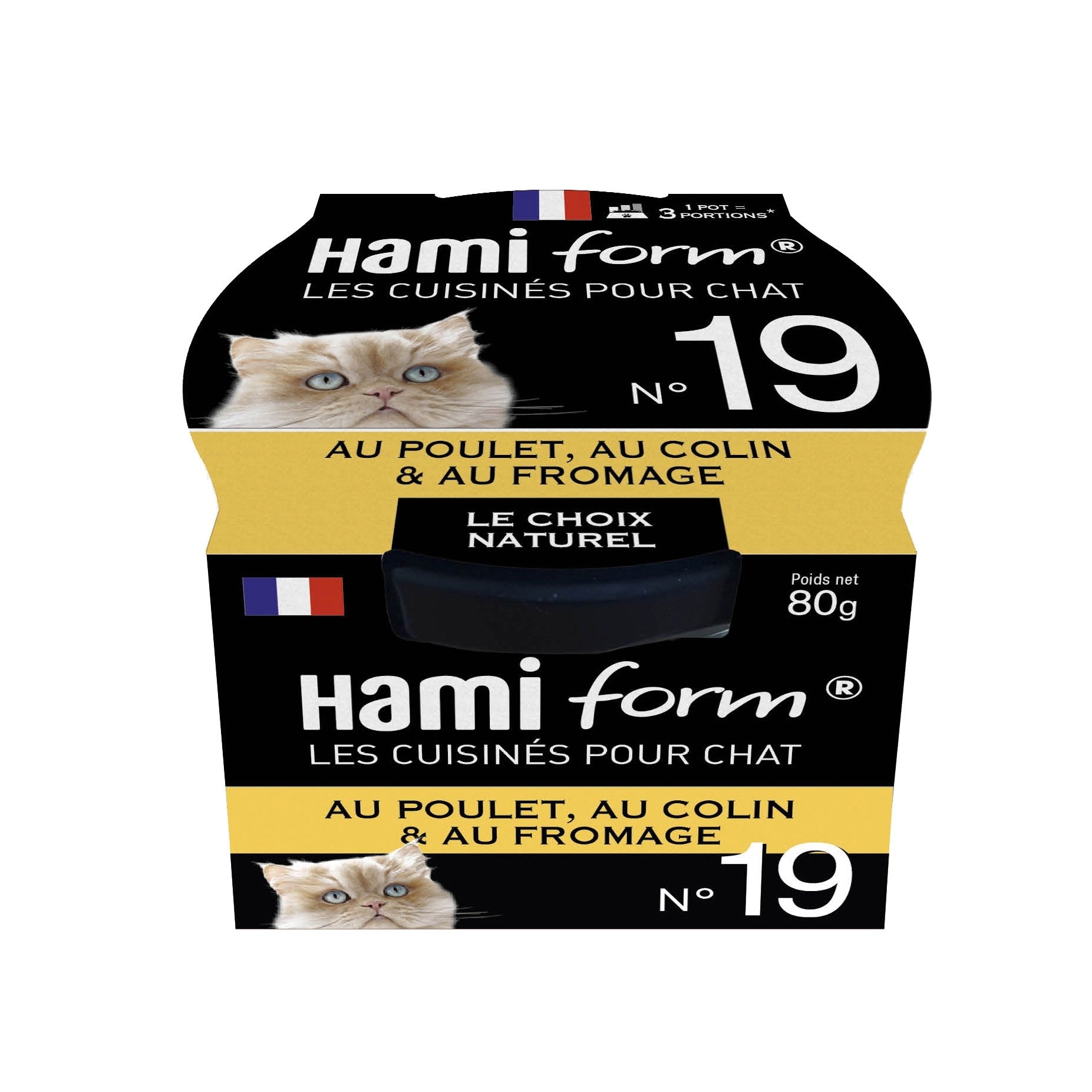 Les cuisinés pour chat - Pâtées au Poulet - Lot de 8 x 80 g