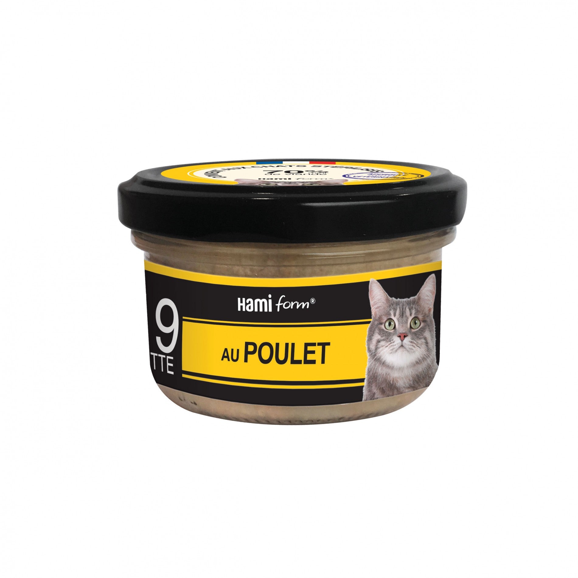 Les cuisinés pour chat - Pâtées au Poulet - Lot de 8 x 80 g