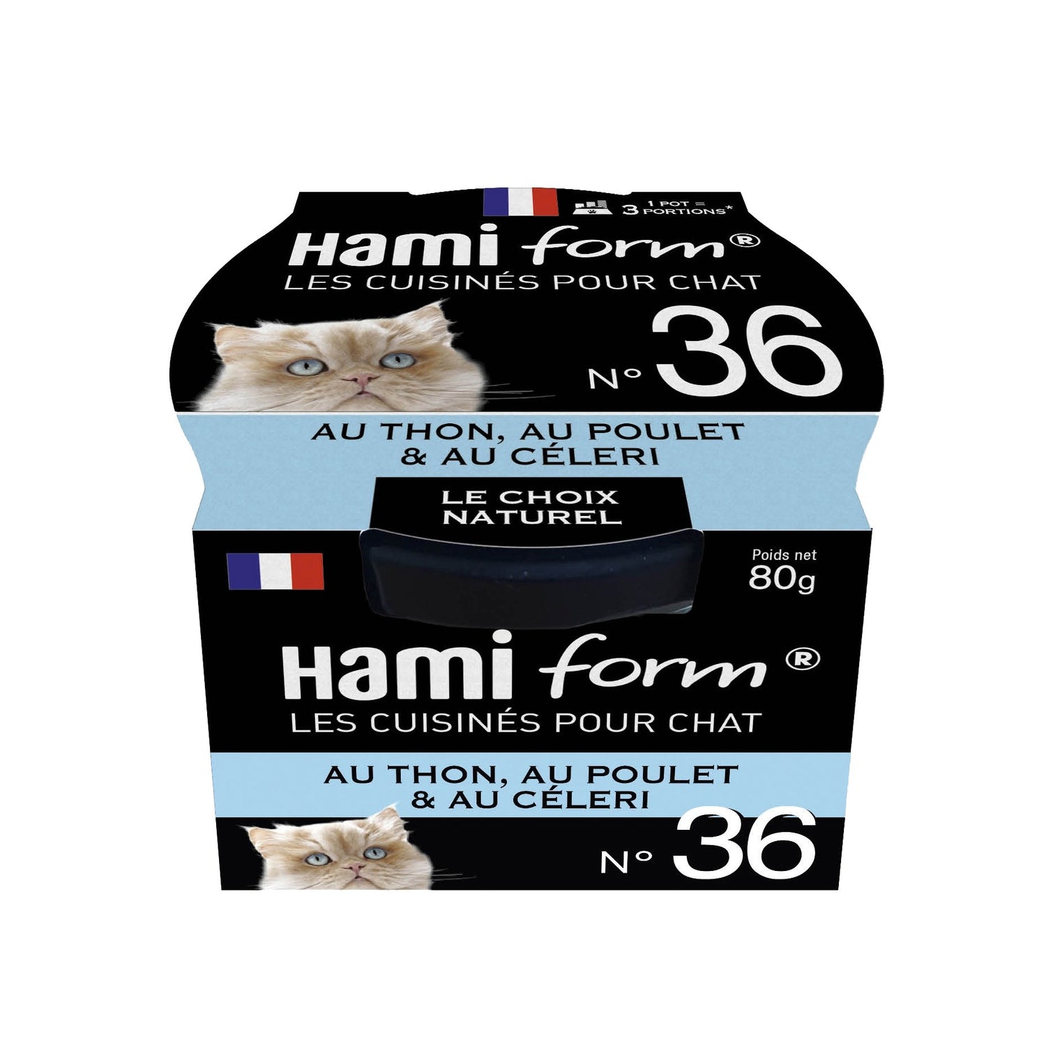 Les cuisinés pour chat - Pâtées au Thon - Lot de 8 x 80 g