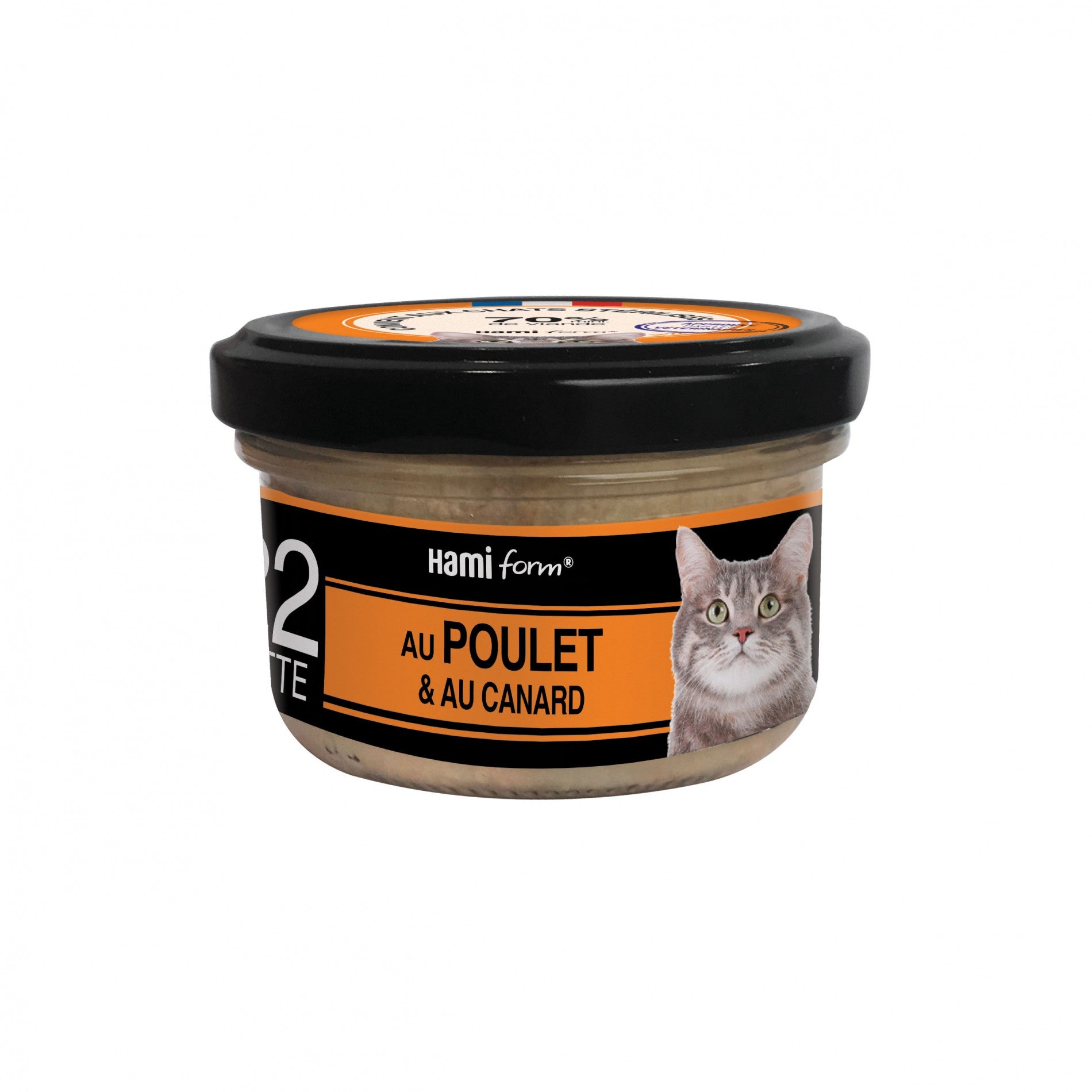 Les cuisinés pour chat - Pâtées au Poulet - Lot de 8 x 80 g
