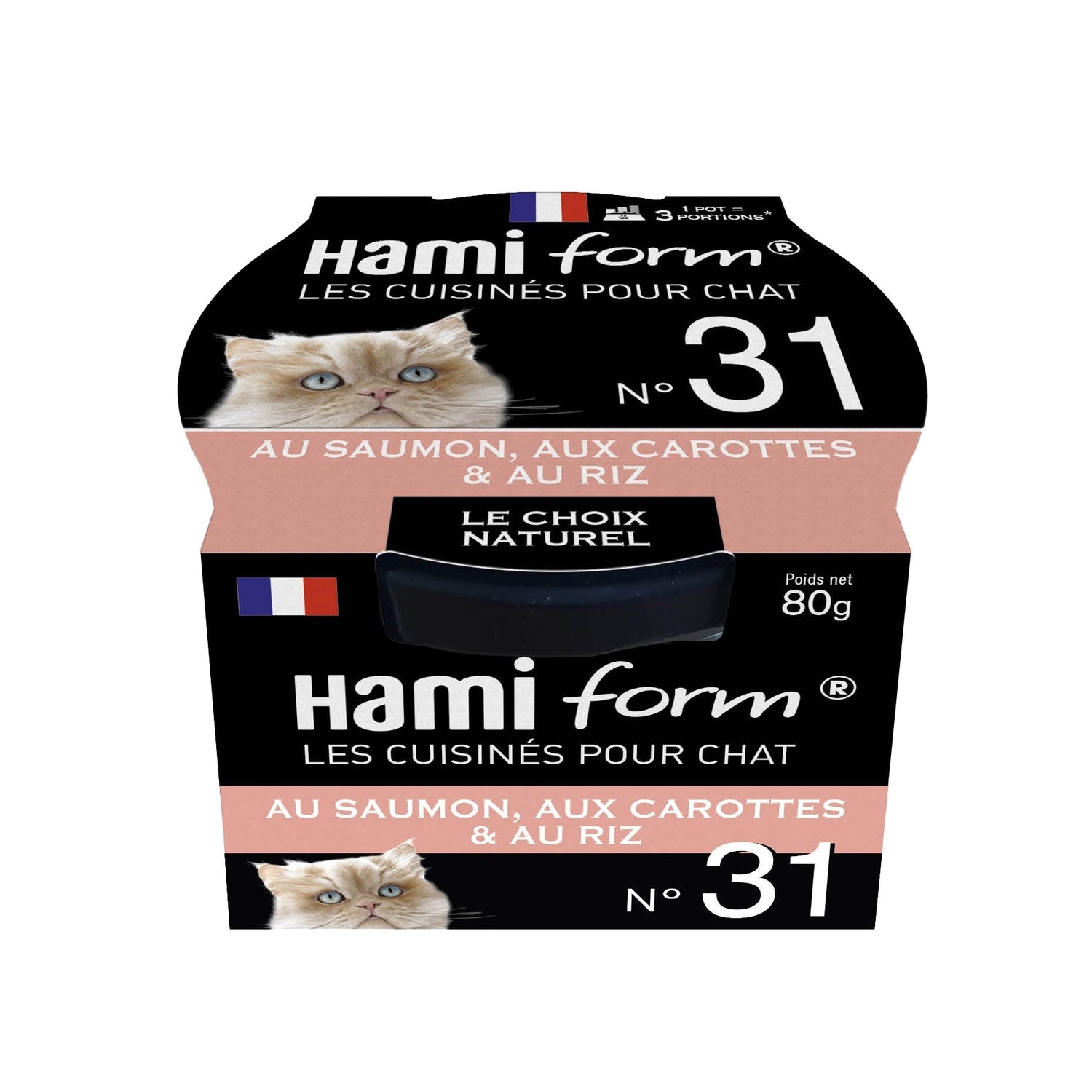Les cuisinés pour chaton - Pâtées poulet et saumon - Lot de 8 x 80 g