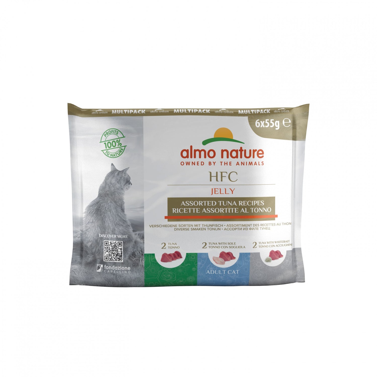 Almo Nature Pâtées Chat Adulte - HFC Jelly - 6 x 55 g