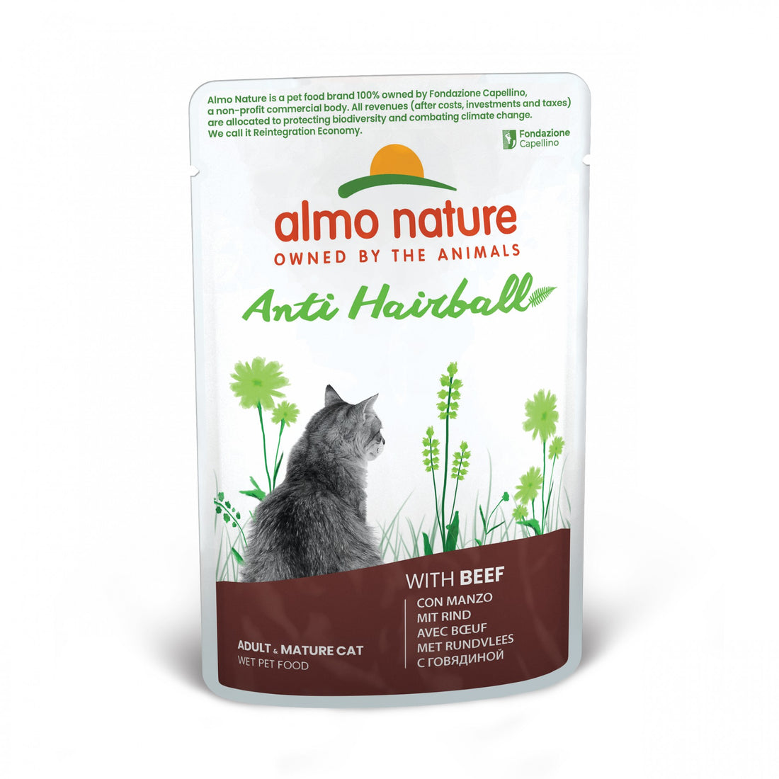 Almo Nature Pâtées Chat Adulte - Holistic Fonctionnel Anti Hairball - 30 x 70 g