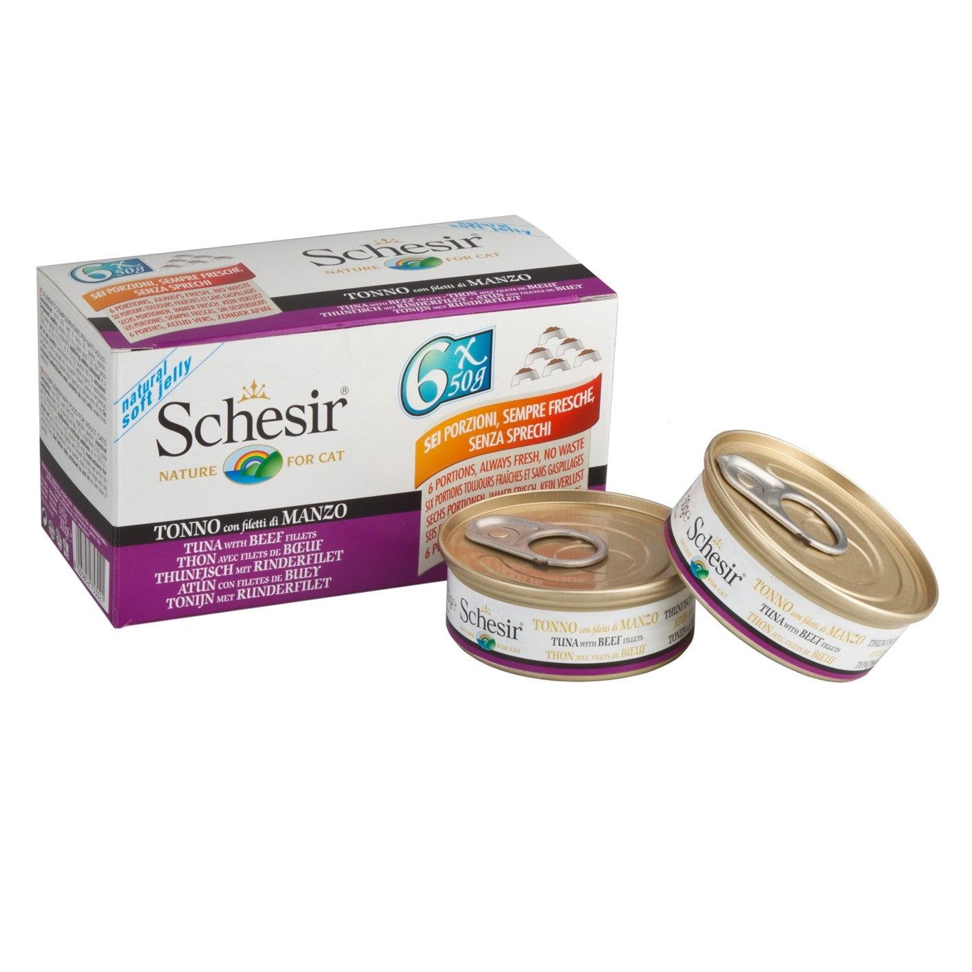 Schesir Pâtées en gelée Adult - 6 x 50 g