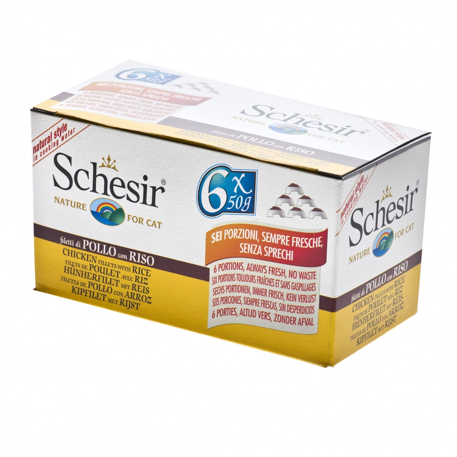 Schesir Pâtées en bouillon Adult - 6 x 50 g