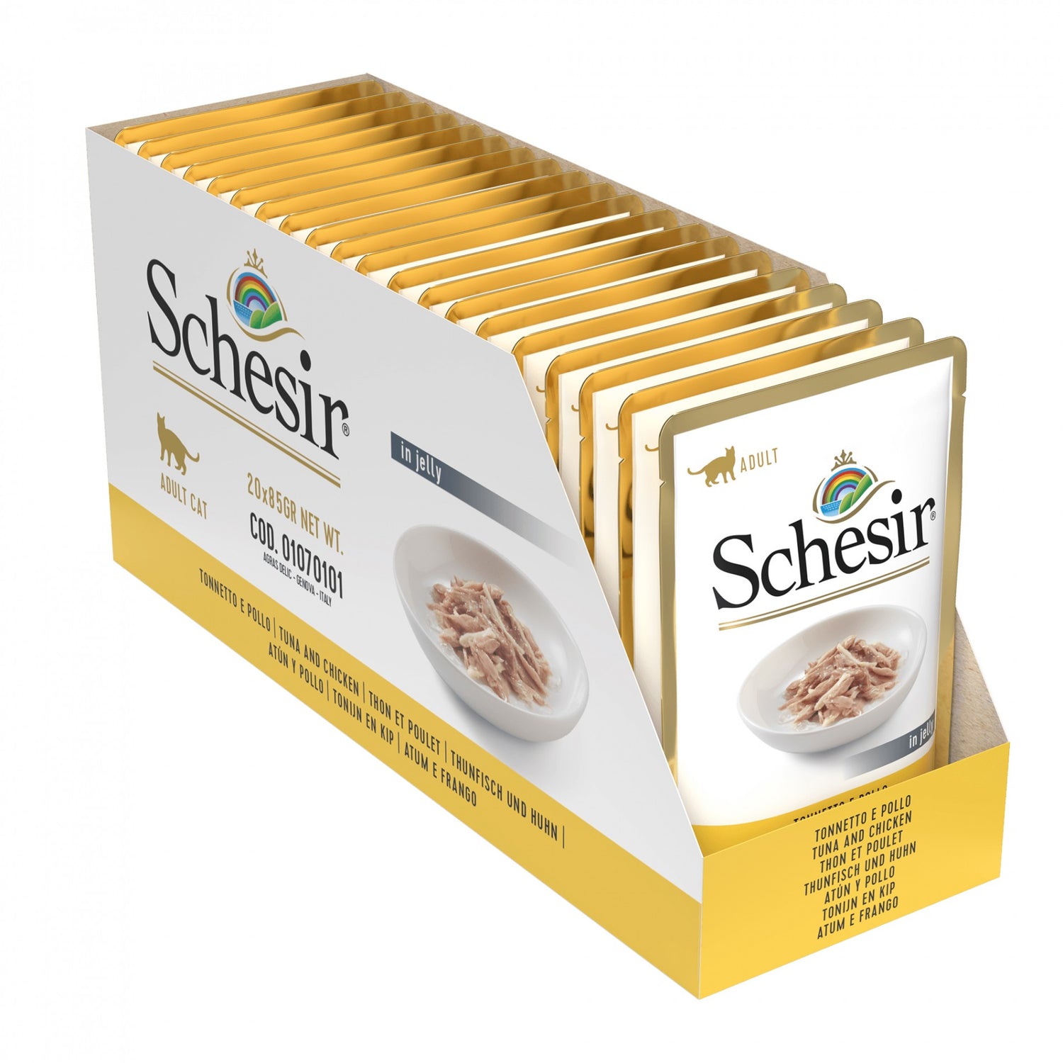 Schesir Sachets Pâtées en gelée Adult - 20 x 85 g