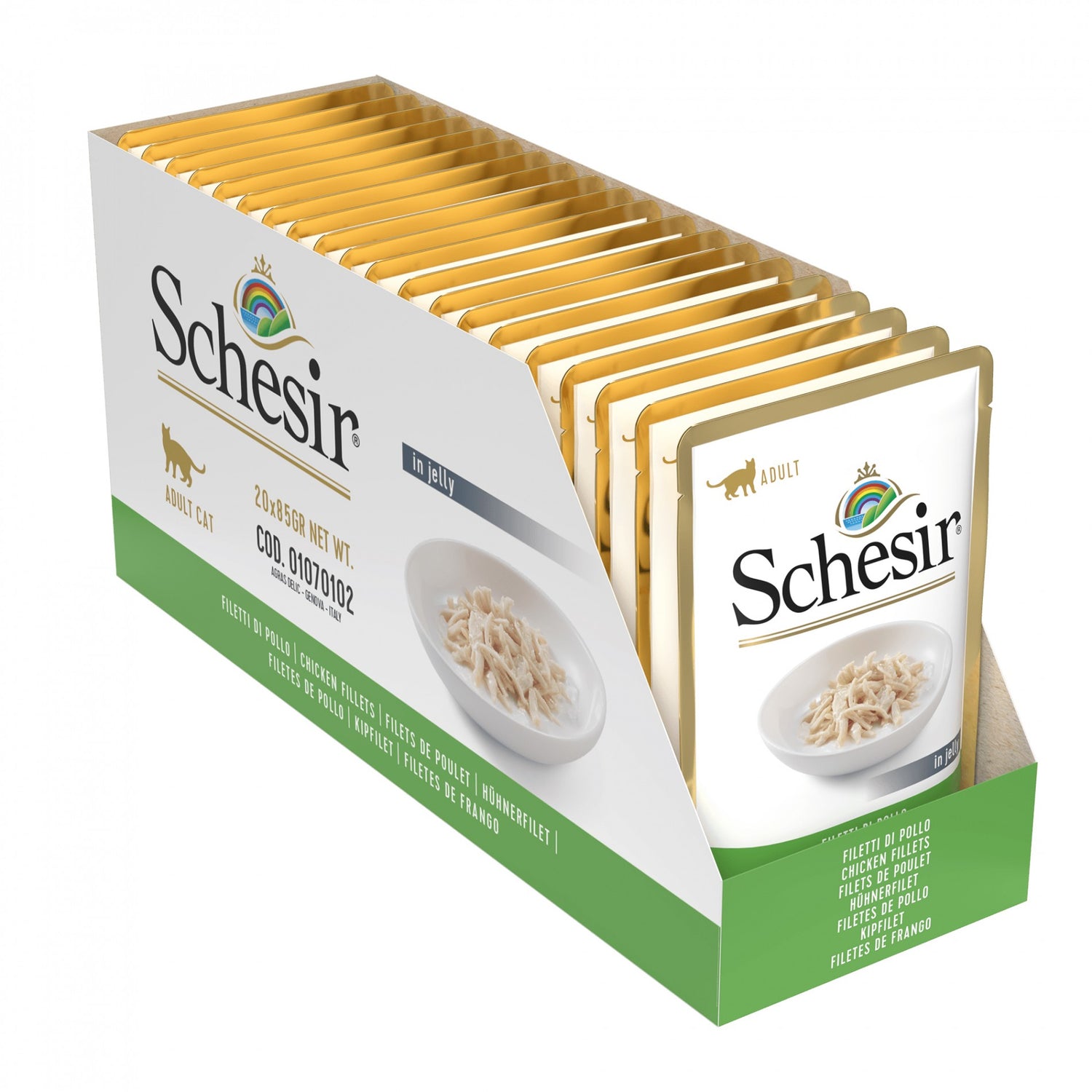 Schesir Sachets Pâtées en gelée Adult - 20 x 85 g