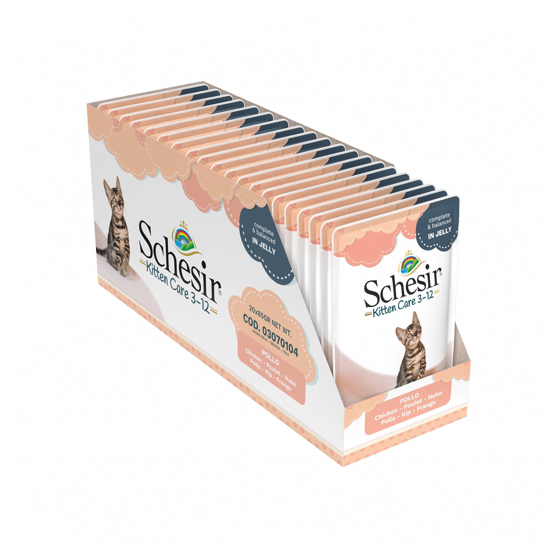 Schesir Sachets Pâtées en gelée Kitten