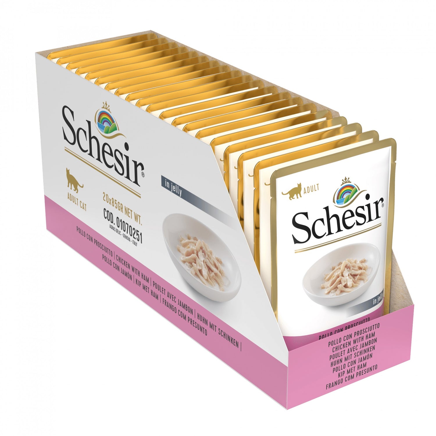 Schesir Sachets Pâtées en gelée Adult - 20 x 85 g