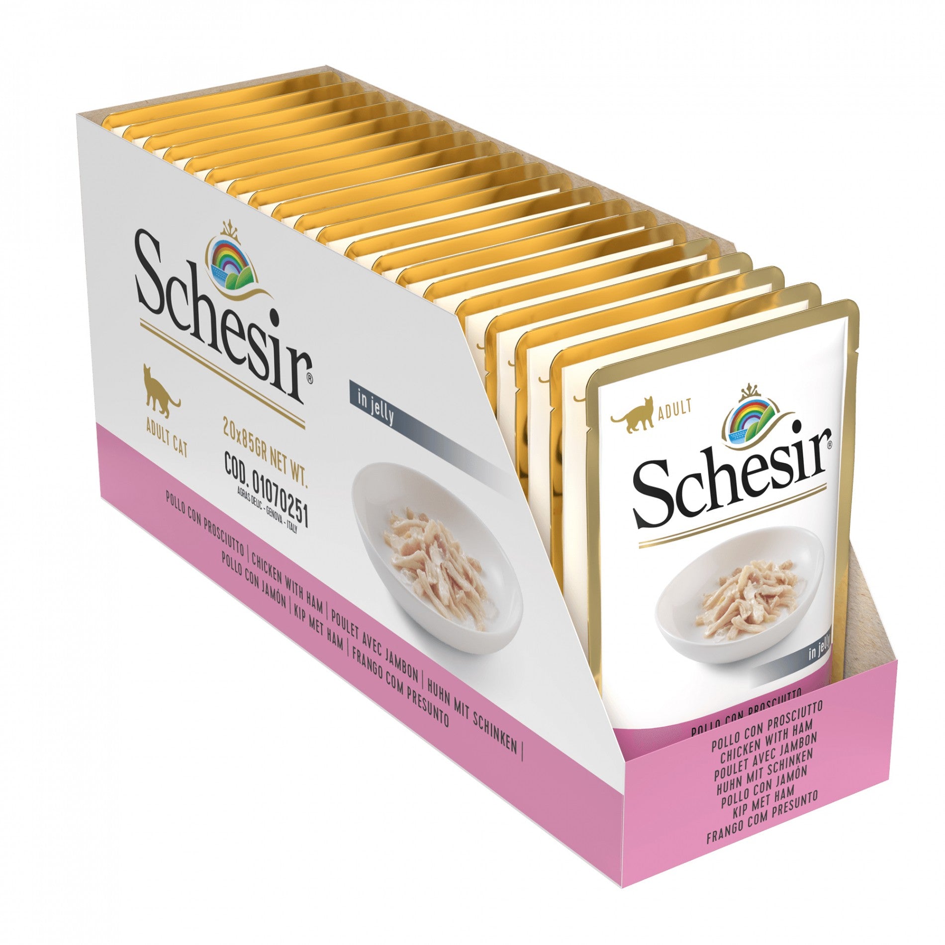 Schesir Sachets Pâtées en gelée Adult - 20 x 85 g