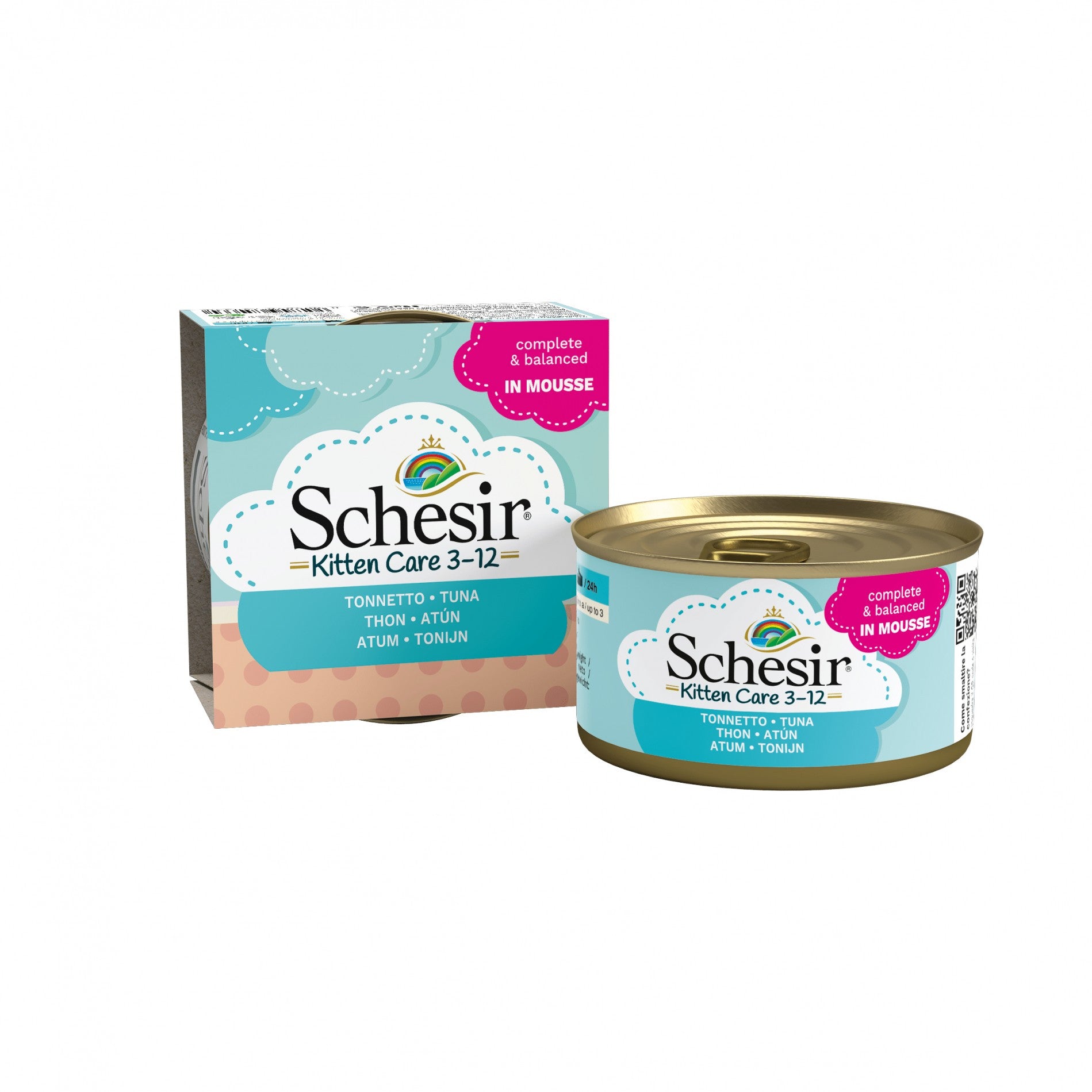 Schesir Pâtées en mousse Kitten - 14 x 85 g