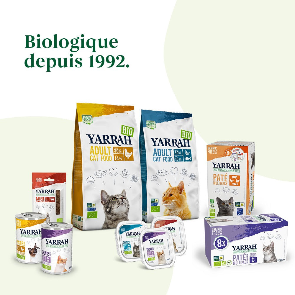 Yarrah bouchées bio sans céréales - Lot 16 x 100g