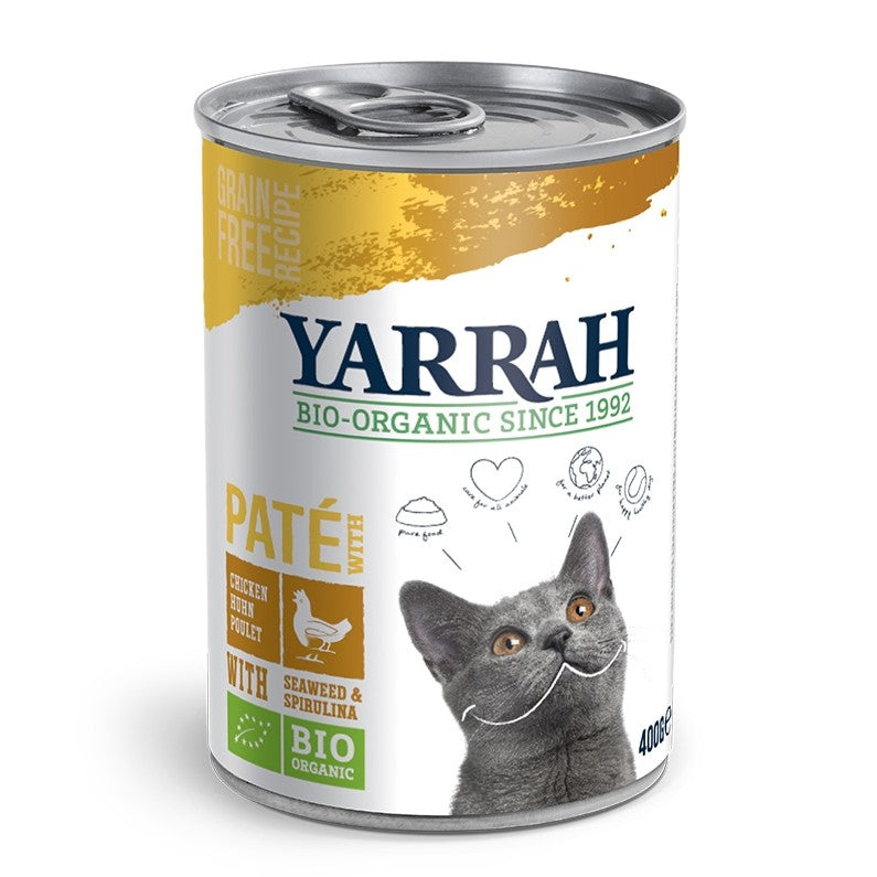 Yarrah pâtées bio - Lot 12 x 400g
