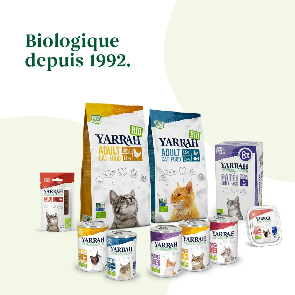 Yarrah pâtées bio - Lot 12 x 400g