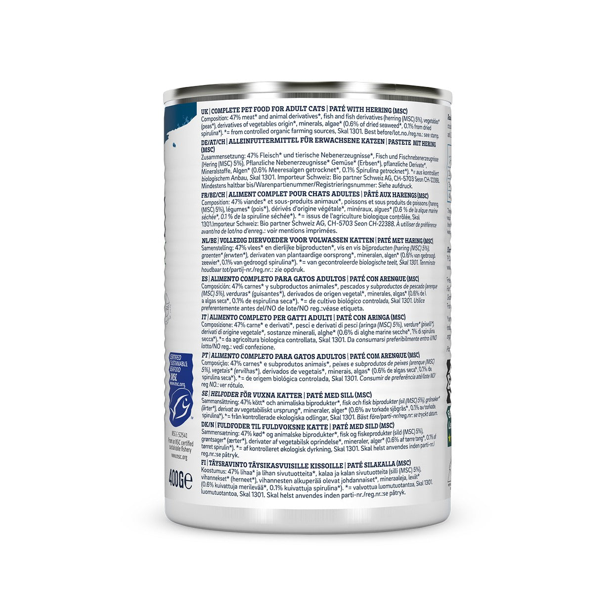 Yarrah pâtées bio - Lot 12 x 400g