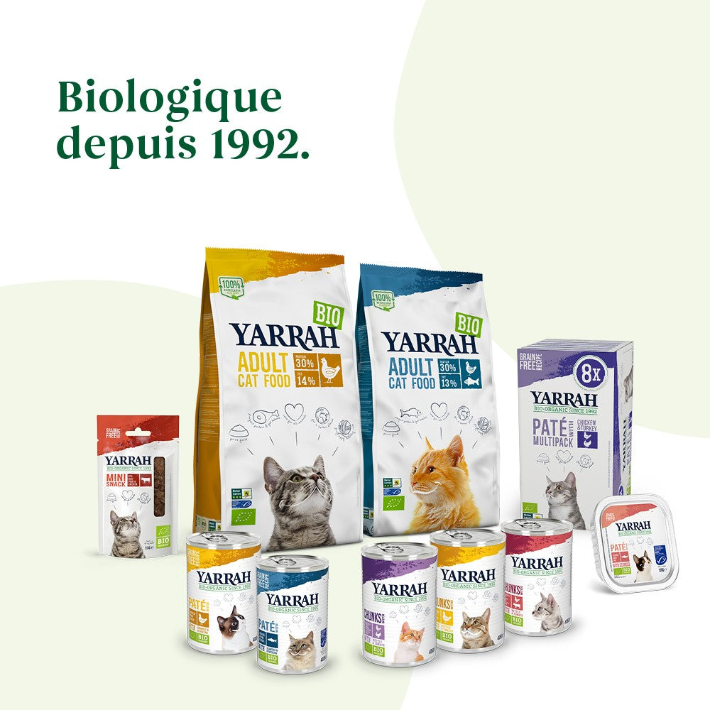 Yarrah pâtées bio - Lot 12 x 400g