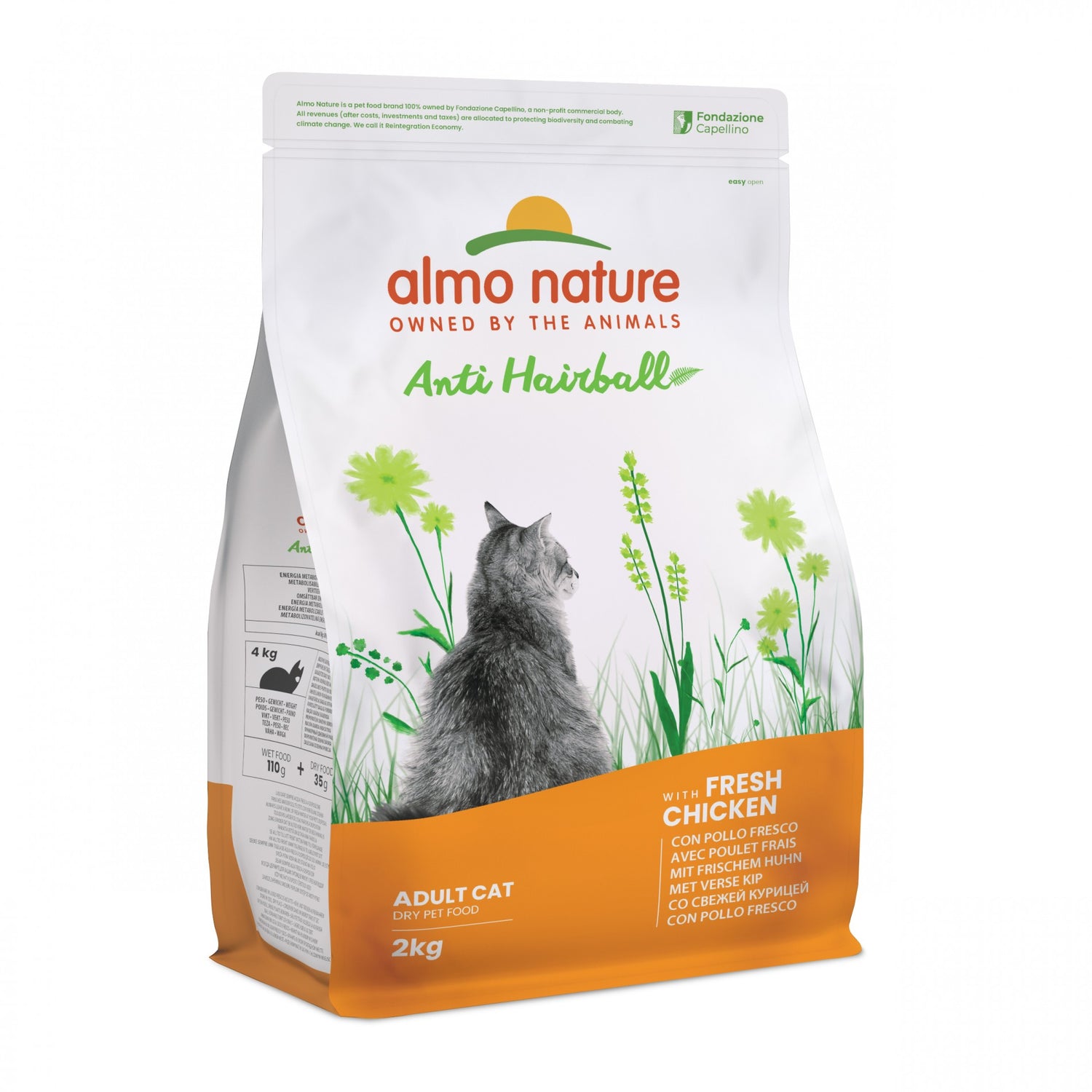 Almo Nature Croquettes Chat Adulte - Holistic Anti Hairball