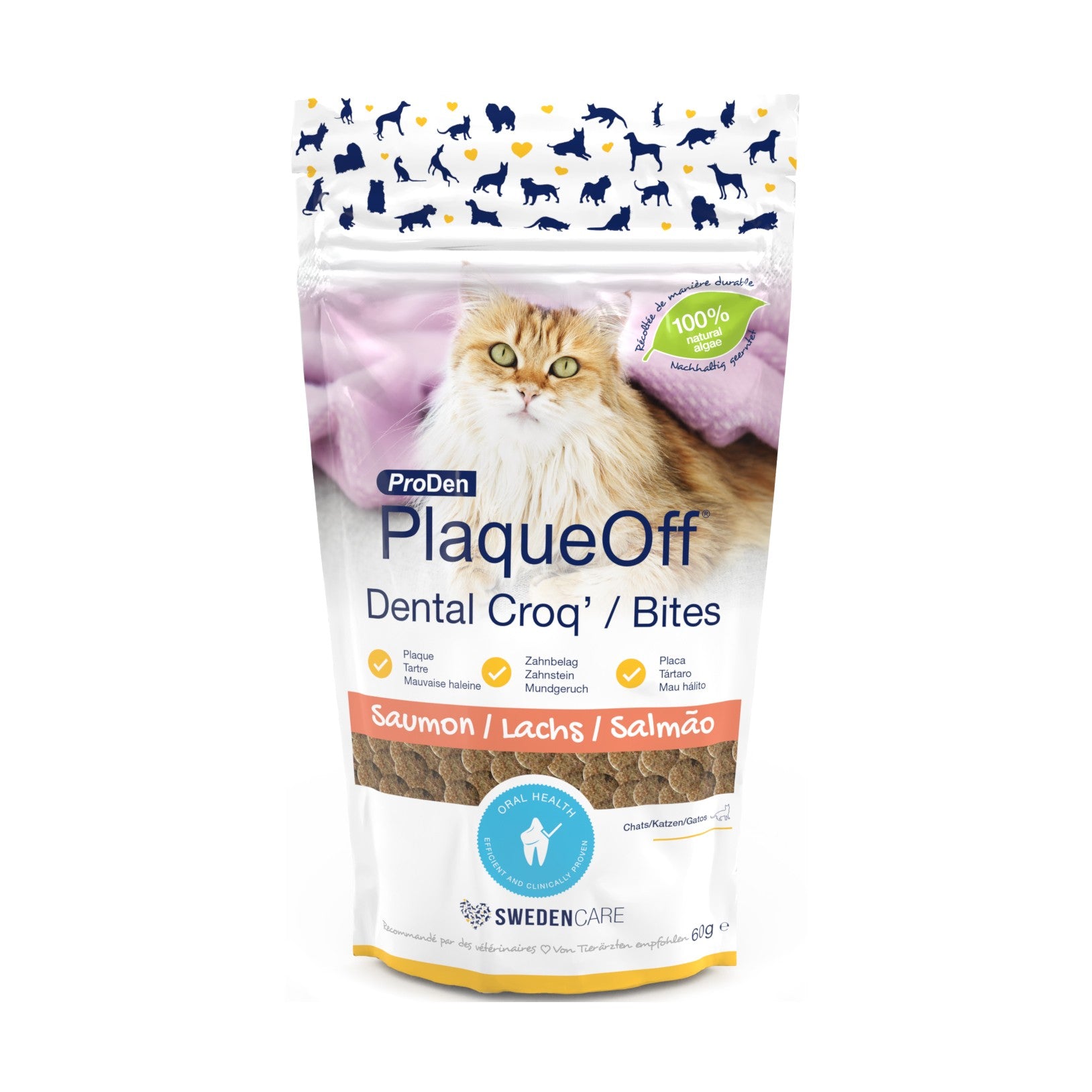 PlaqueOff Chat - Dental Croq’ - Saumon