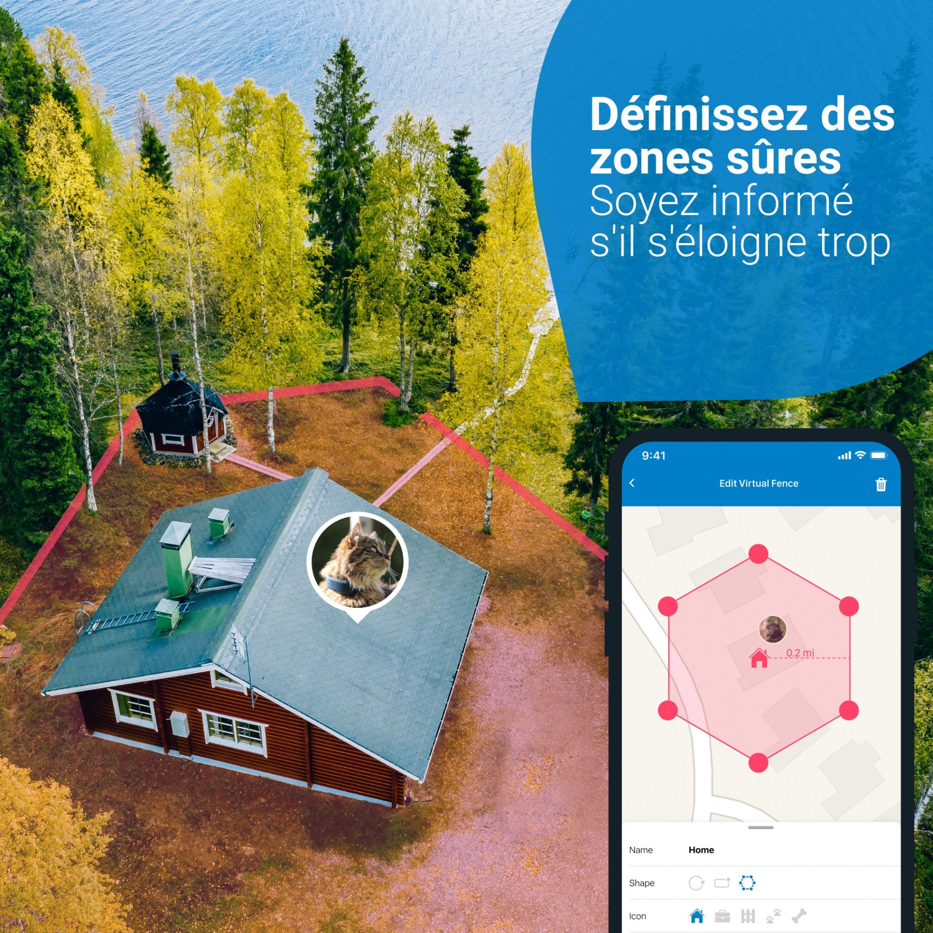 Traceur GPS pour chats