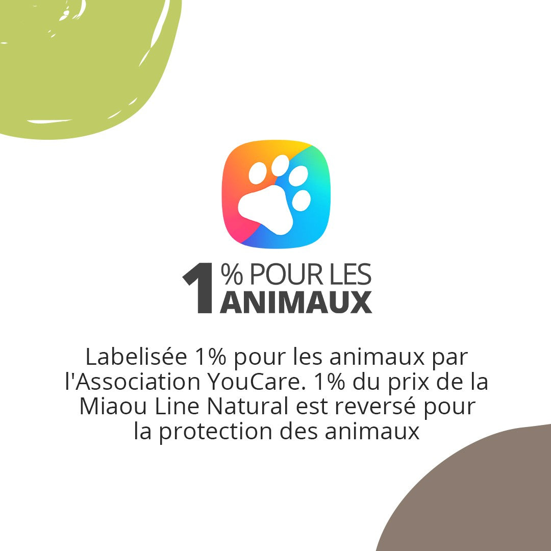 Litière végétale Miaou Line Natural