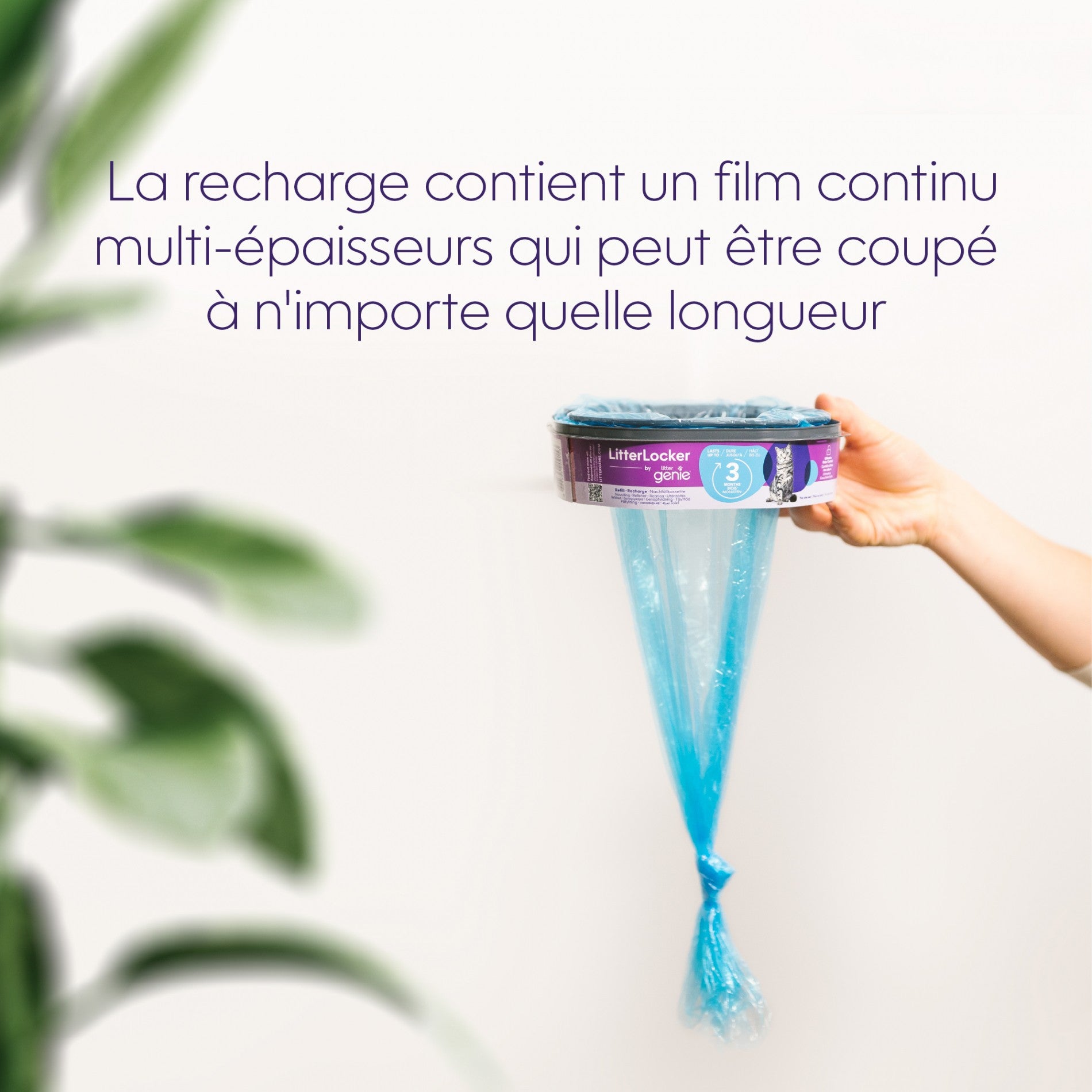 Recharge octogonale pour poubelle Litter Locker Fashion & Litter Genie