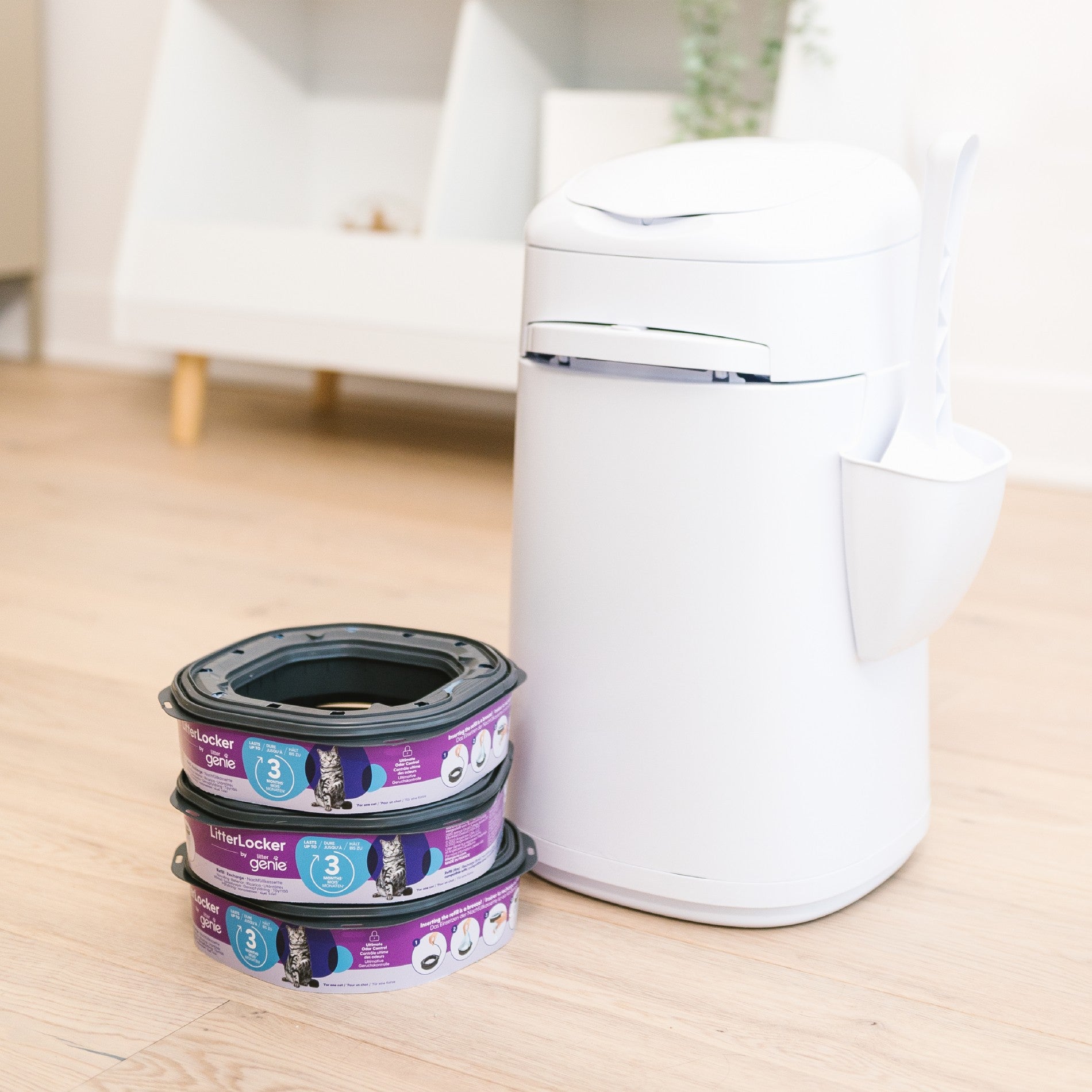 Recharge octogonale pour poubelle Litter Locker Fashion & Litter Genie