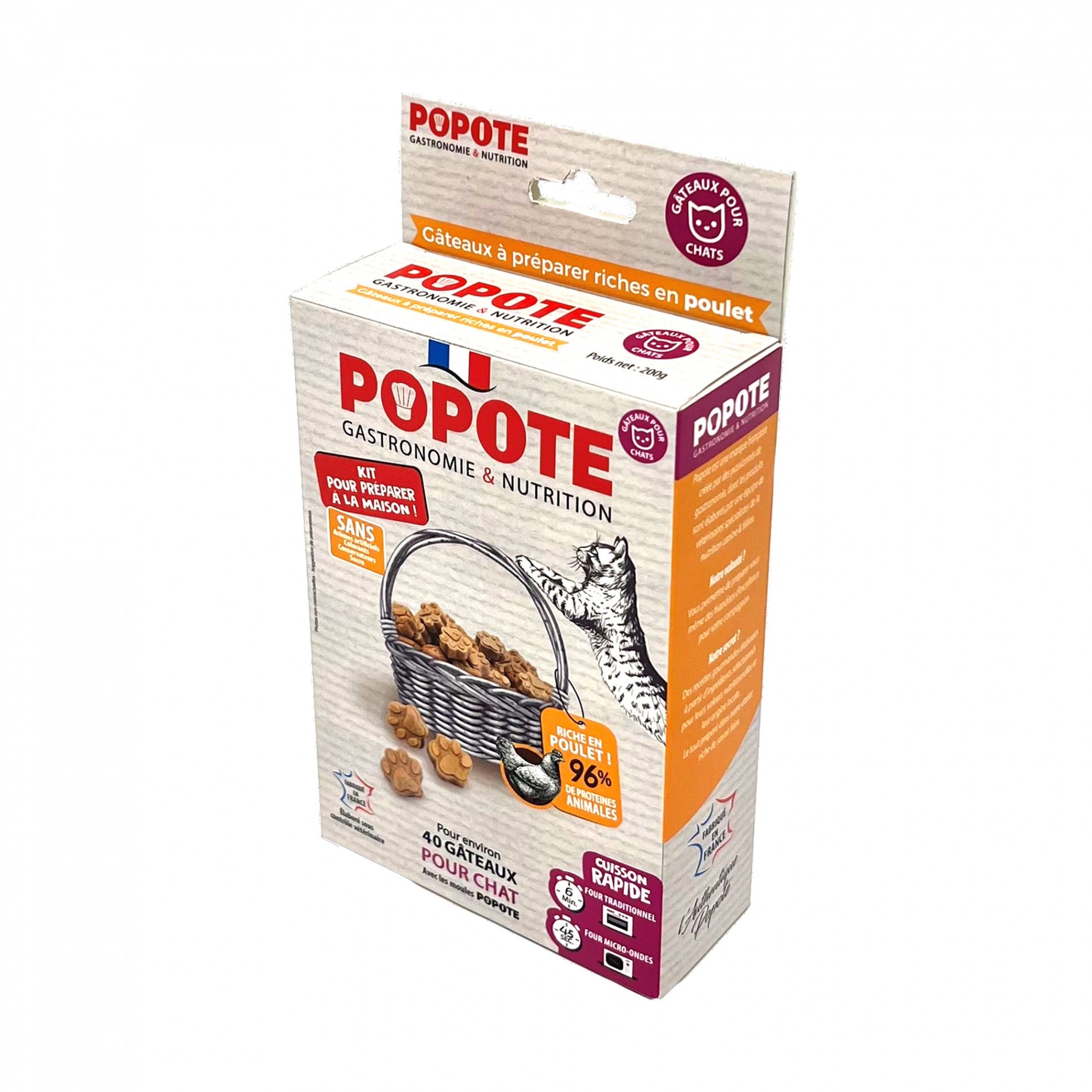 Kit de friandises à préparer pour chat - Poulet