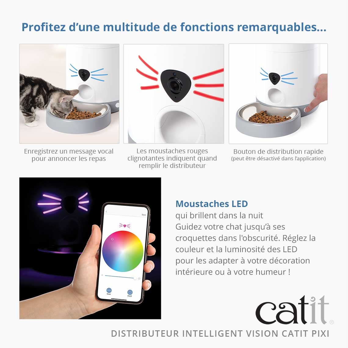 Distributeur connecté Pixi Vision LED 12 repas