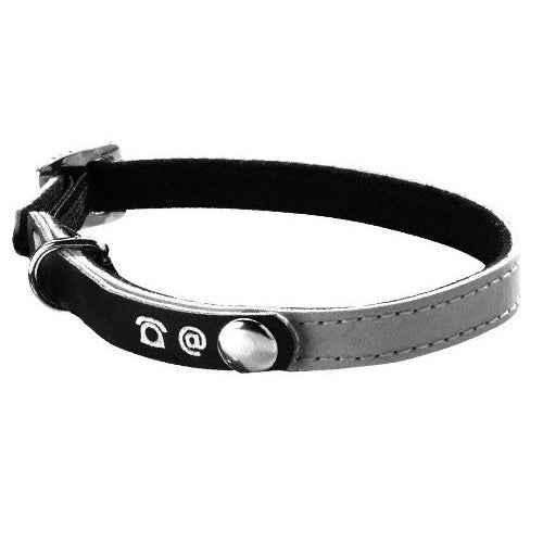 Collier porte-adresse réfléchissant