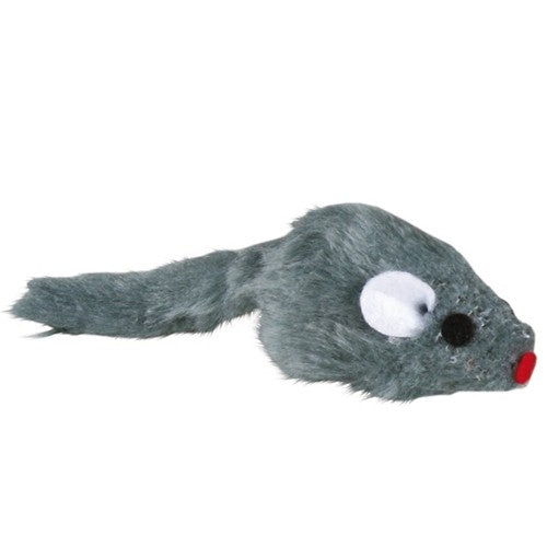Lot de 6 souris en peluche avec herbe à chat