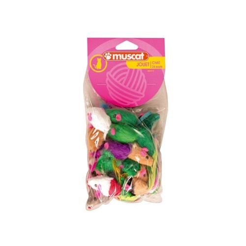 Lot de 24 souris Multicolores