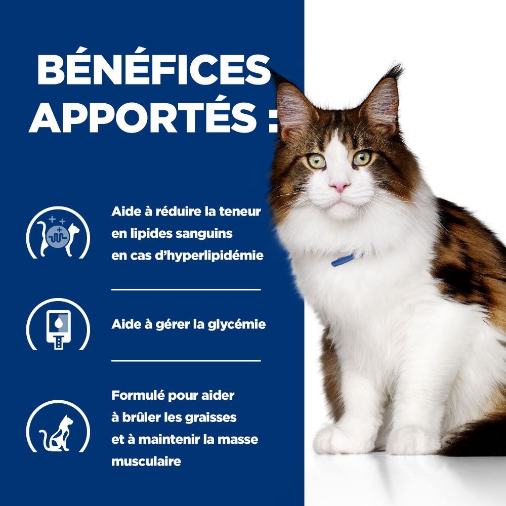 HILL’S Prescription Diet w/d Mutli-Benefit en Sachets au Poulet – Pâtée pour chat