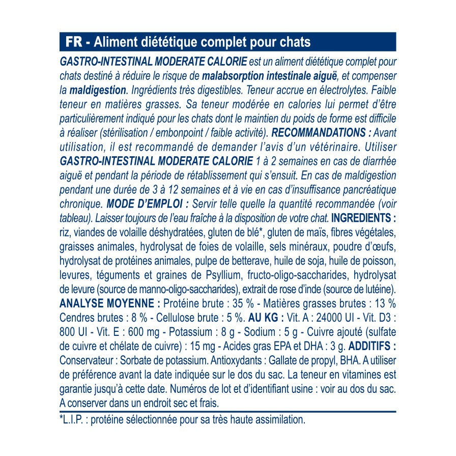 Royal Canin Veterinary Gastrointestinal Moderate Calorie