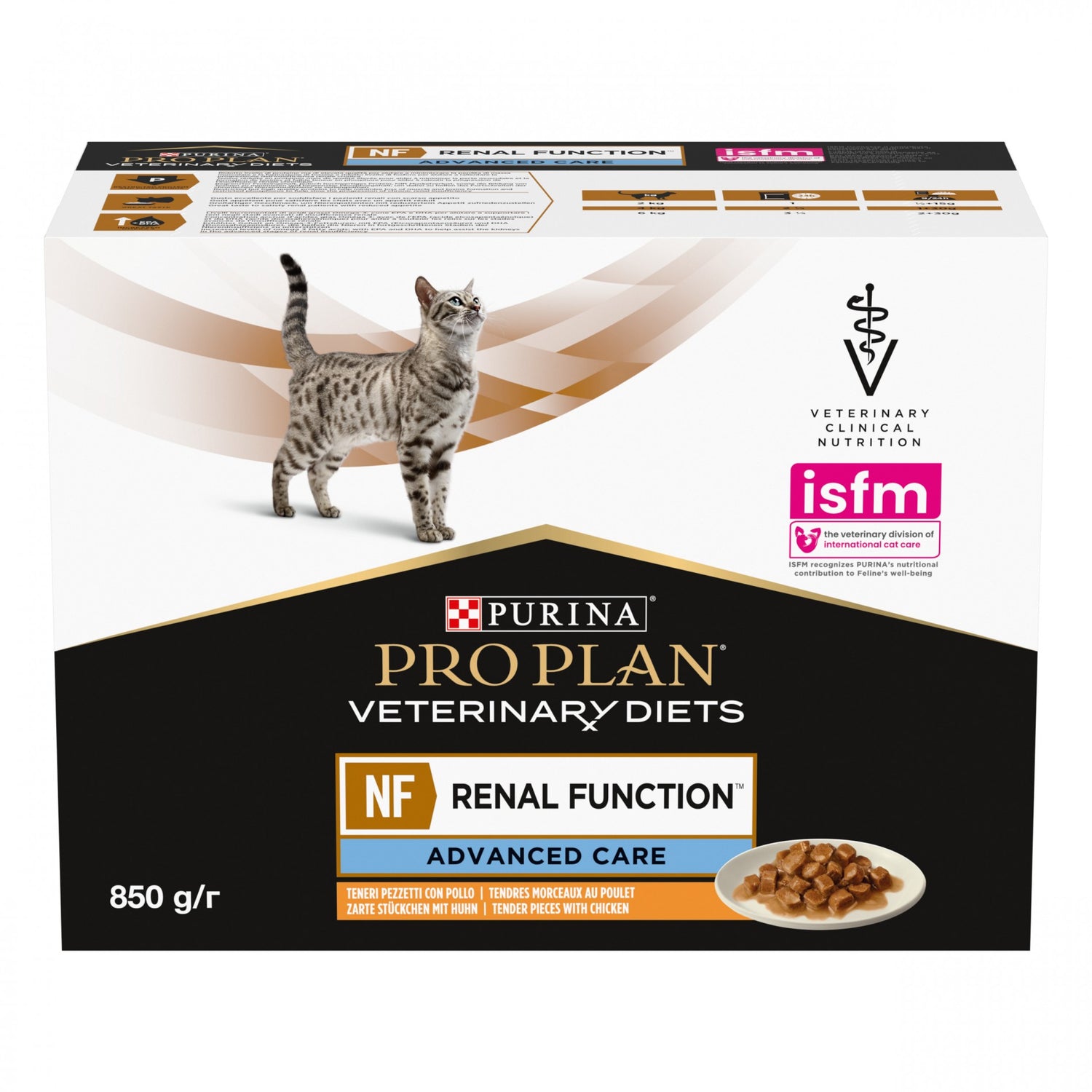 Pro Plan Veterinary Diets NF Renal Function Advance Care – Pâtée en bouchées pour chat