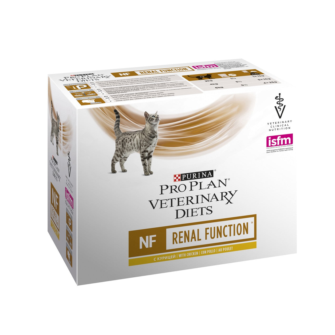 Pro Plan Veterinary Diets NF Renal Function Advance Care – Pâtée en bouchées pour chat